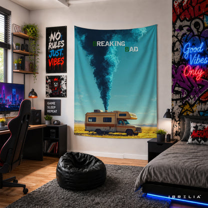 Breaking Bad RV Desert Wall Tapestry – Crystal Ship TV Series Room Decor