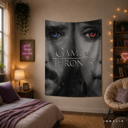 Game of Thrones Wall Tapestry | Premium Heavyweight Jute Fabric Wall Hanging