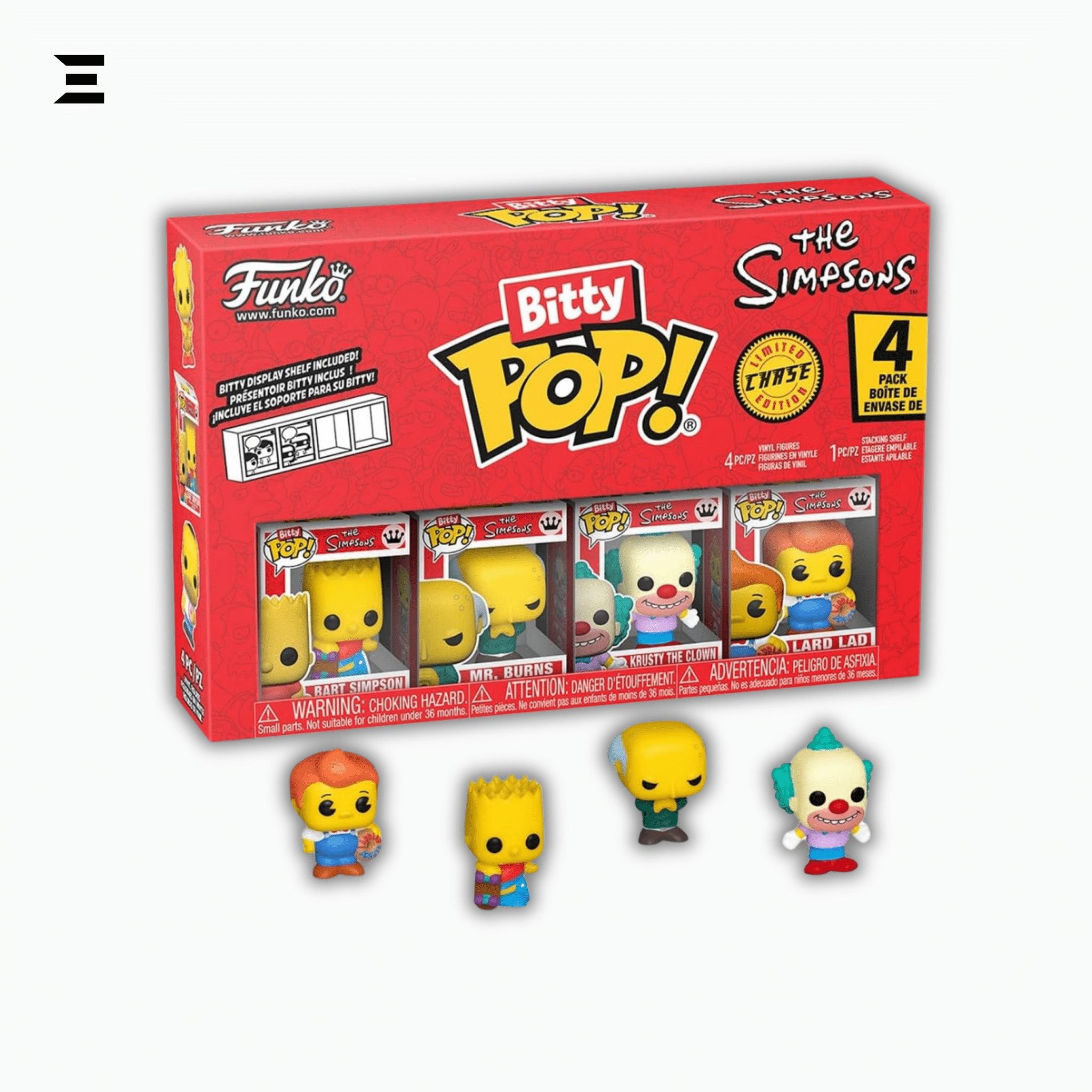 Funko Bitty Pop! The Simpsons 4 - Pack – Bart, Mr. Burns, Krusty & Mystery Mini | IBRELIA™ Collectibles - IBRELIA