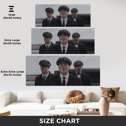 Ultra Wide Wall Art – Peaky Gang Street Vintage Edition | IBRELIA™
