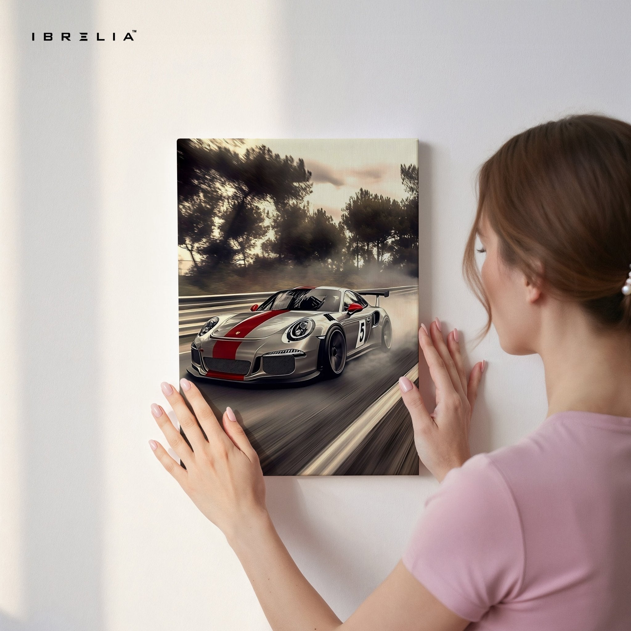 Porsche GT3 RS Racing Edition – 4K Ultra Wrap Frame Wall Art in Pakistan | IBRELIA™ - IBRELIA