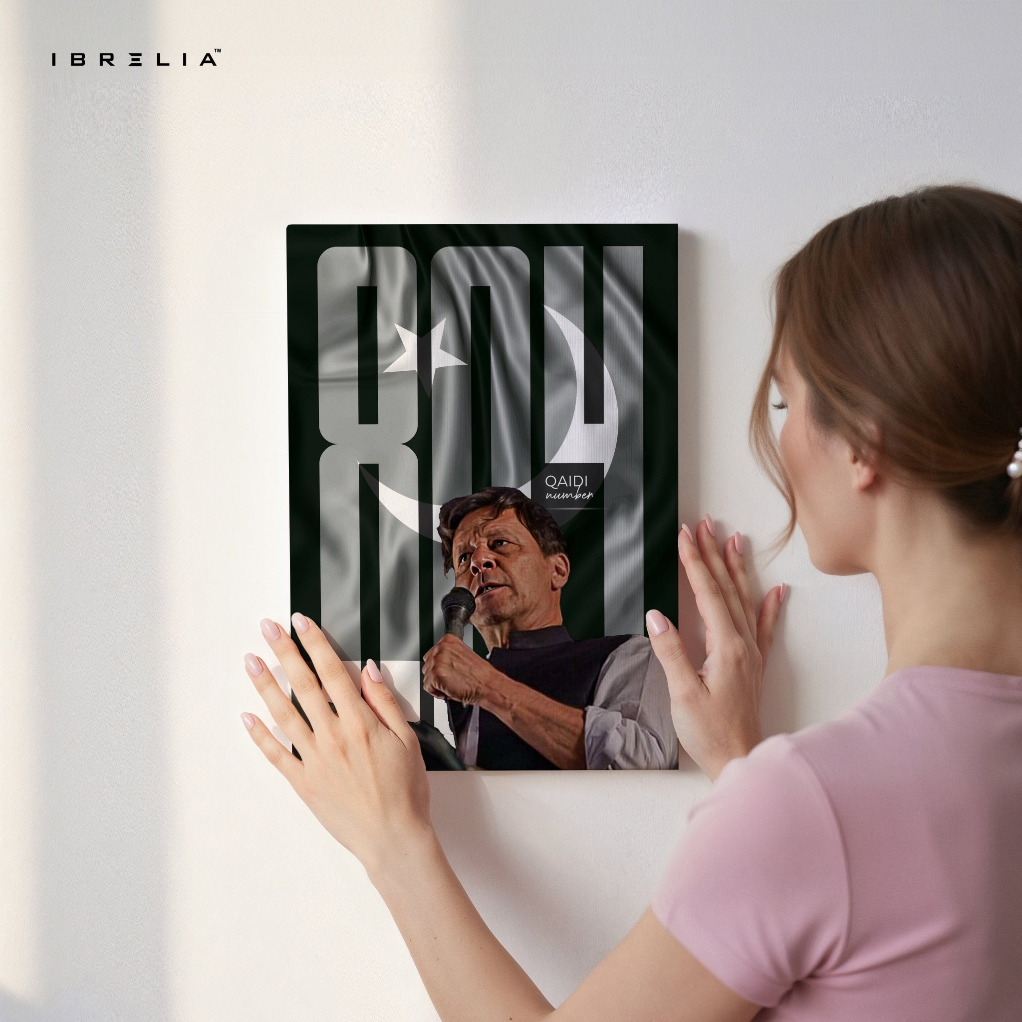 Imran Khan “Qaid No. 804” Wall Art – Symbol of Strength & Revolution | IBRELIA™ - IBRELIA