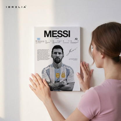 Lionel Messi – The GOAT Edition 4K Ultra Wrap Frame Wall Art in Pakistan | IBRELIA™ - IBRELIA