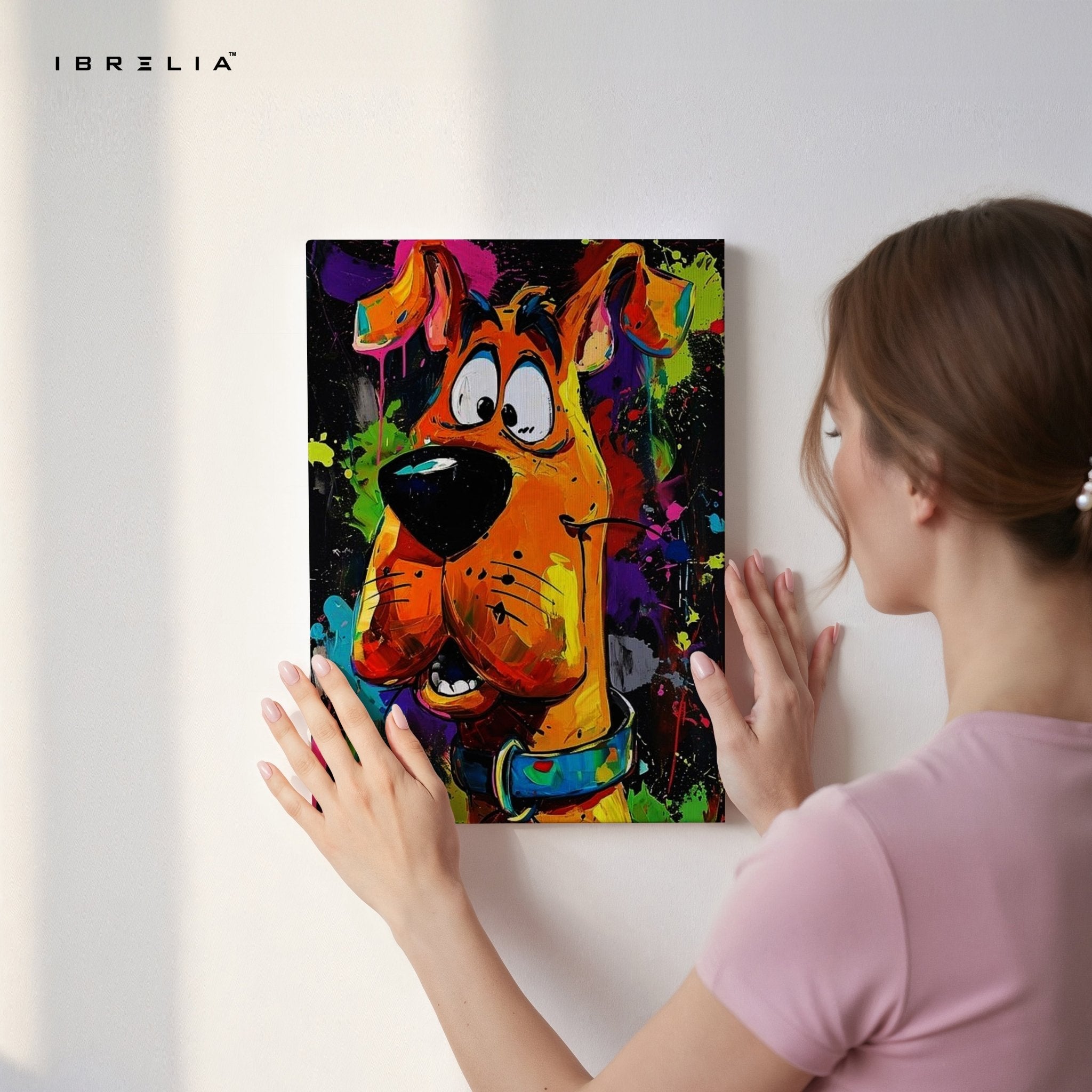 Scooby - Doo Graffiti Wall Frame | 4K Ultra Wrap Frame Wall Art in Pakistan | IBRELIA™ - IBRELIA