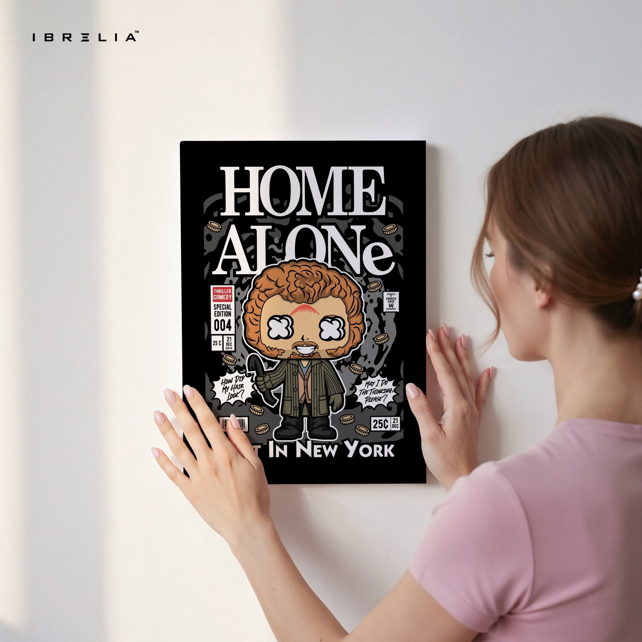 Home Alone Pop Art Comic Edition – 4K Ultra Wrap Frame Wall Art in Pakistan | IBRELIA™ - IBRELIA