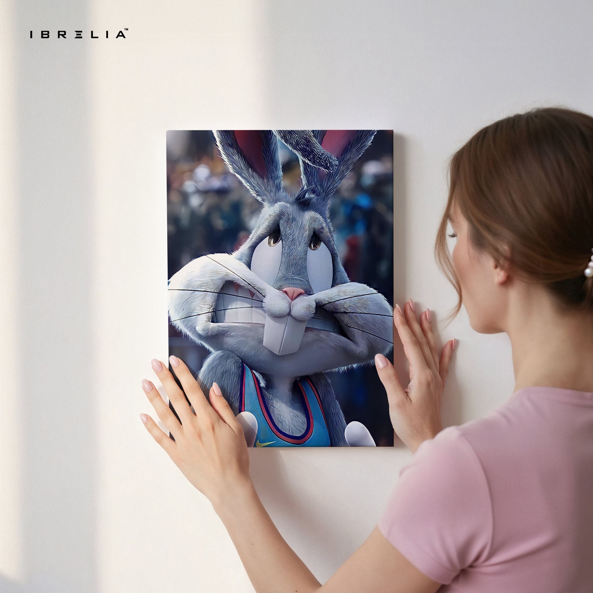 Bugs Bunny Space Jam Wall Frame | 4K Ultra Wrap Frame Wall Art in Pakistan | IBRELIA™ - IBRELIA
