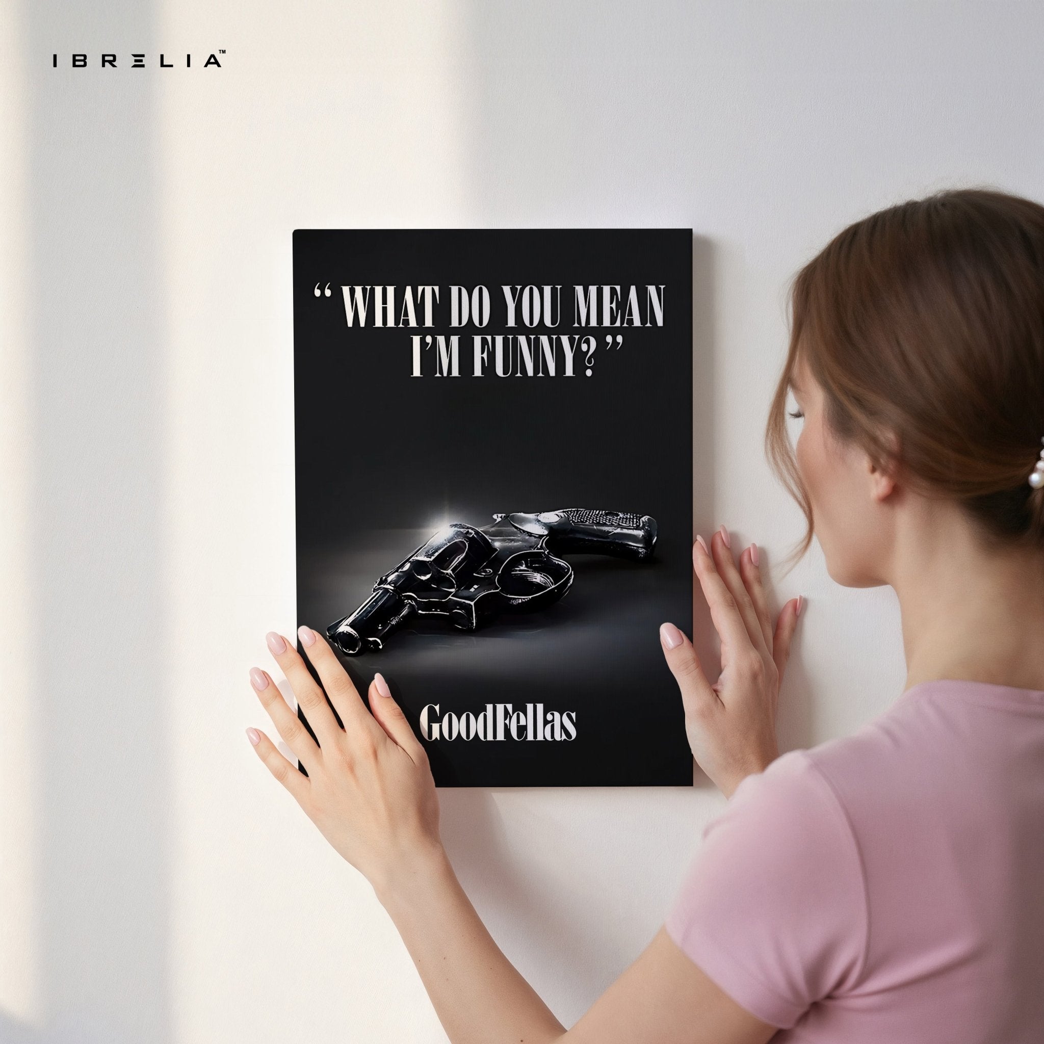 Goodfellas “What Do You Mean I’m Funny?” – 4K Ultra Wrap Frame Wall Art in Pakistan | IBRELIA™ - IBRELIA