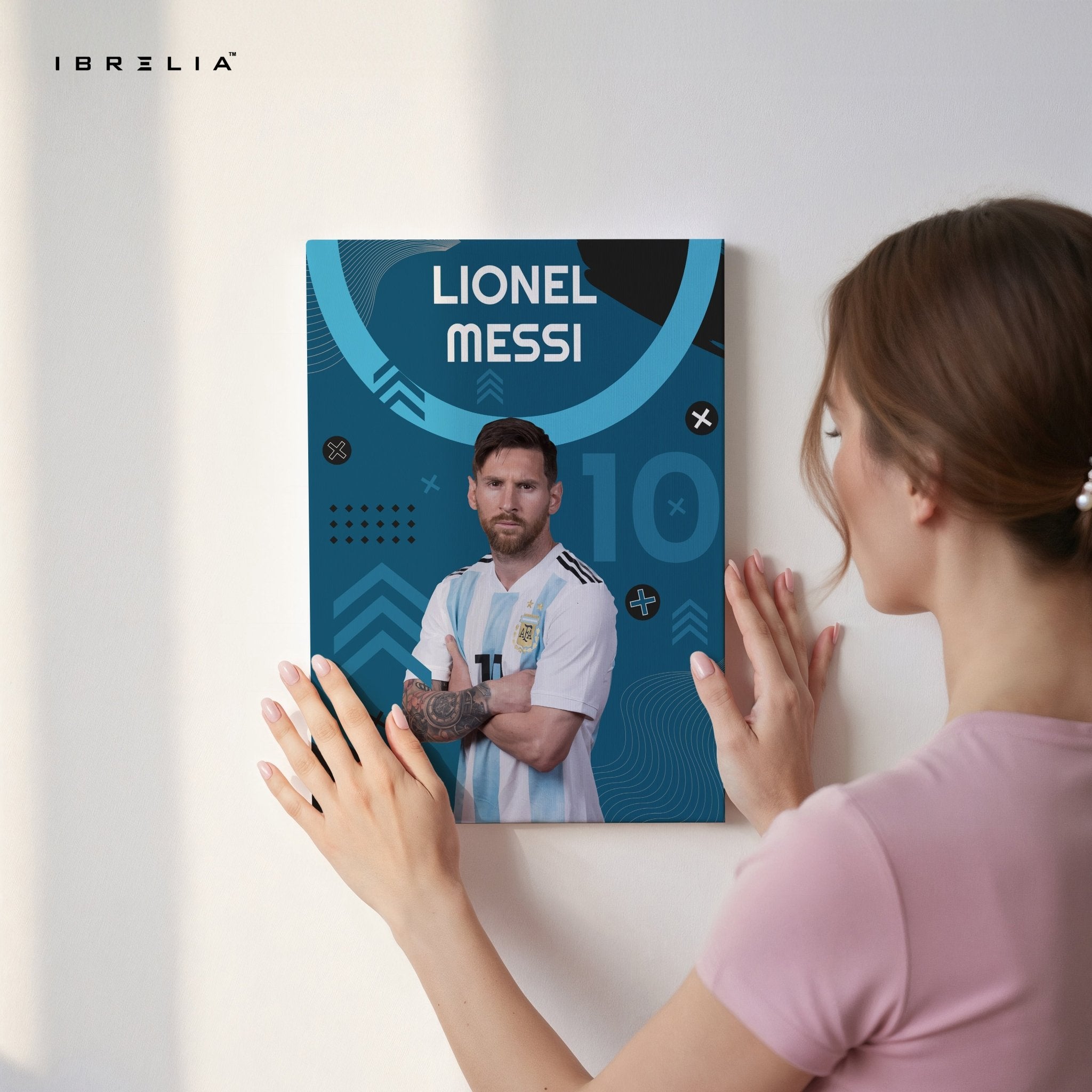 Lionel Messi Argentina Edition – 4K Ultra Wrap Frame Wall Art in Pakistan | IBRELIA™ - IBRELIA