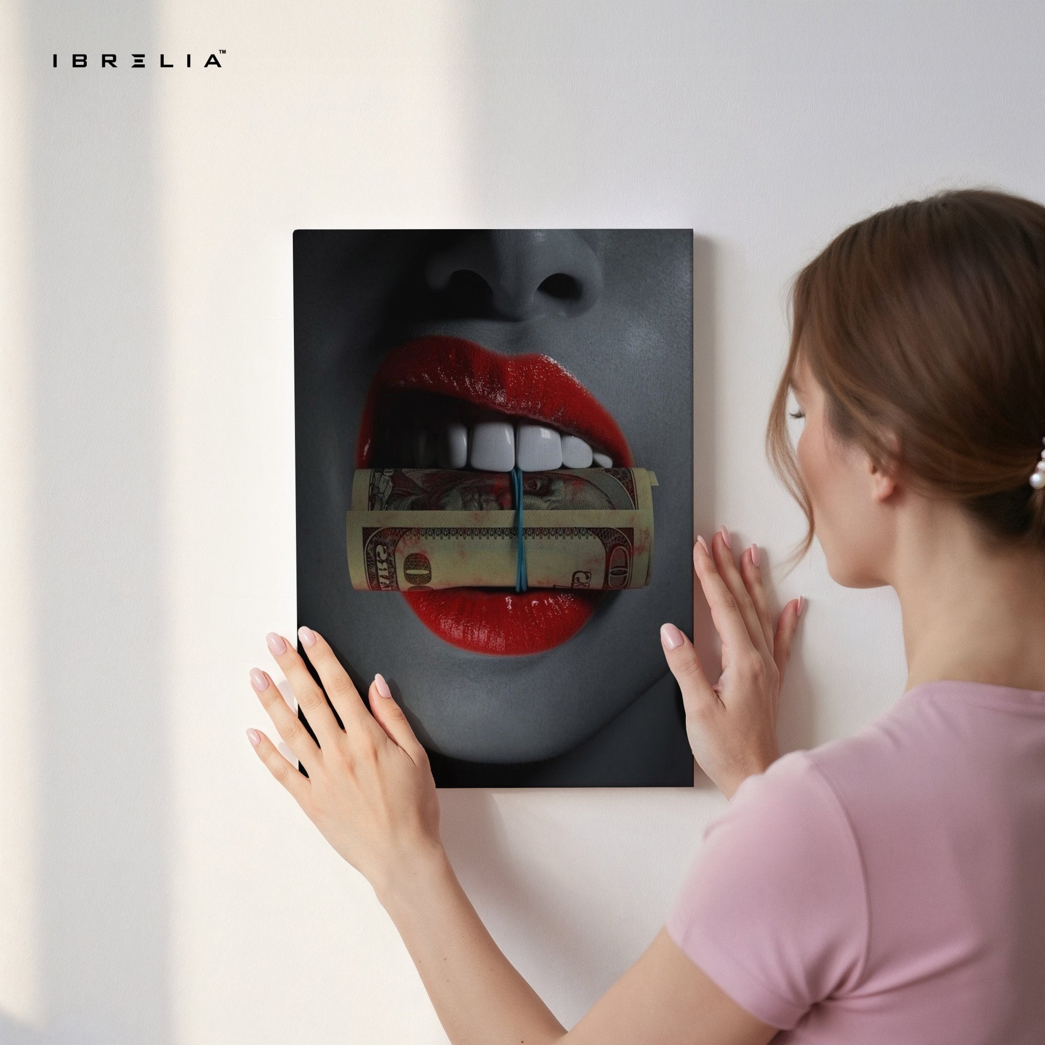 Red Temptation Wall Frame | 4K Ultra Wrap Frame Wall Art in Pakistan | IBRELIA™ - IBRELIA