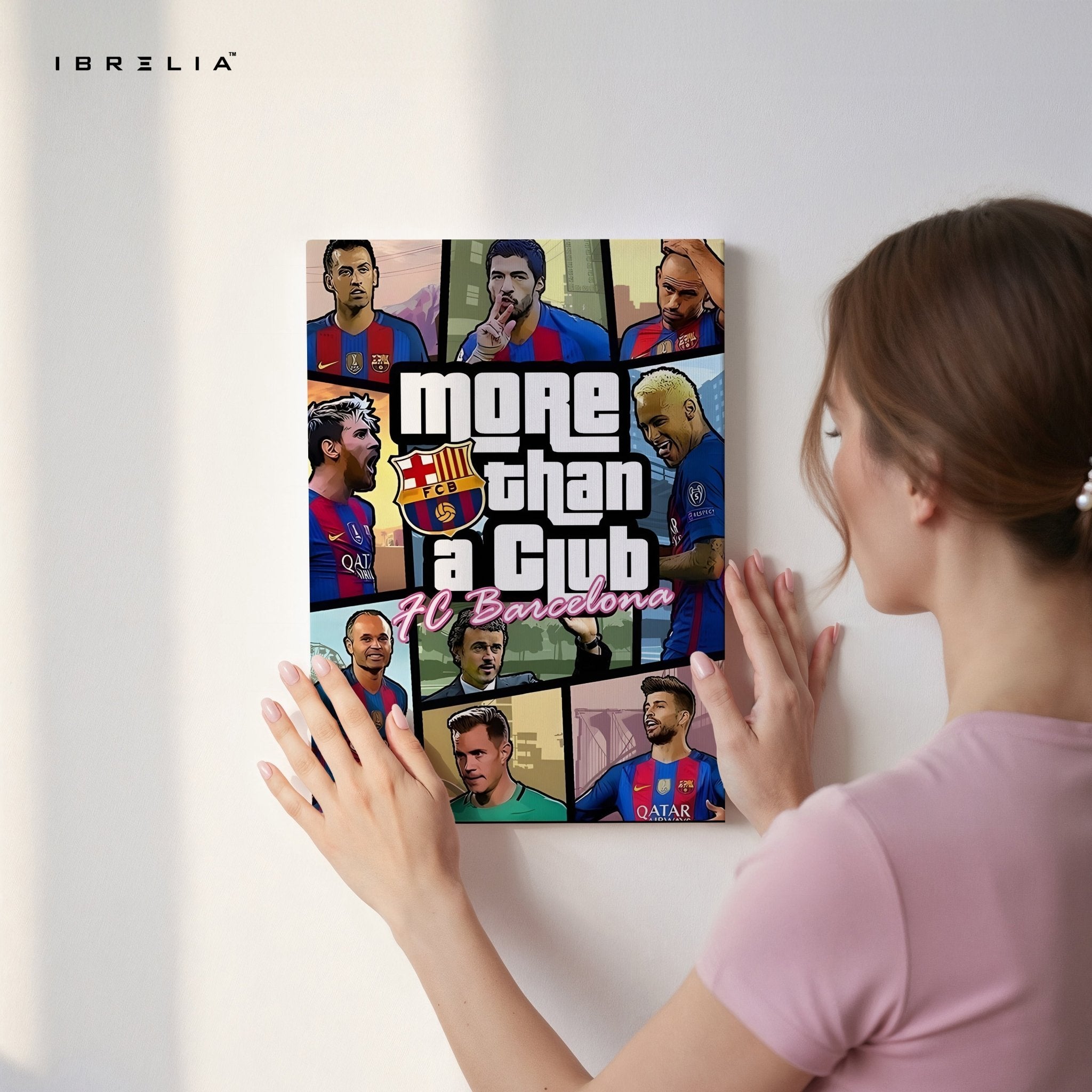 FC Barcelona Wall Art – “More Than a Club” Edition | IBRELIA™ - IBRELIA