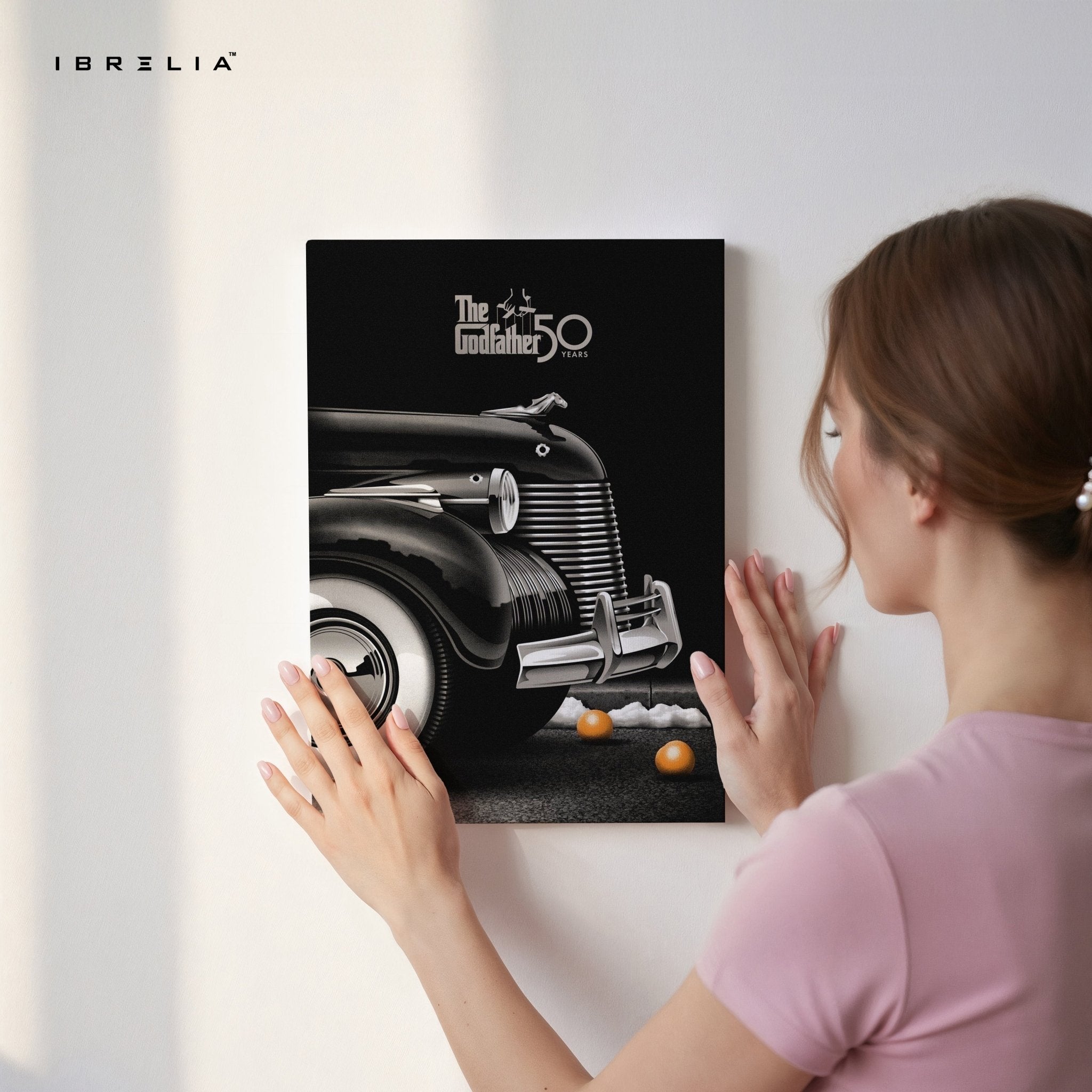 The Godfather 50th Anniversary – Classic Car Edition 4K Ultra Wrap Frame Wall Art in Pakistan | IBRELIA™ - IBRELIA