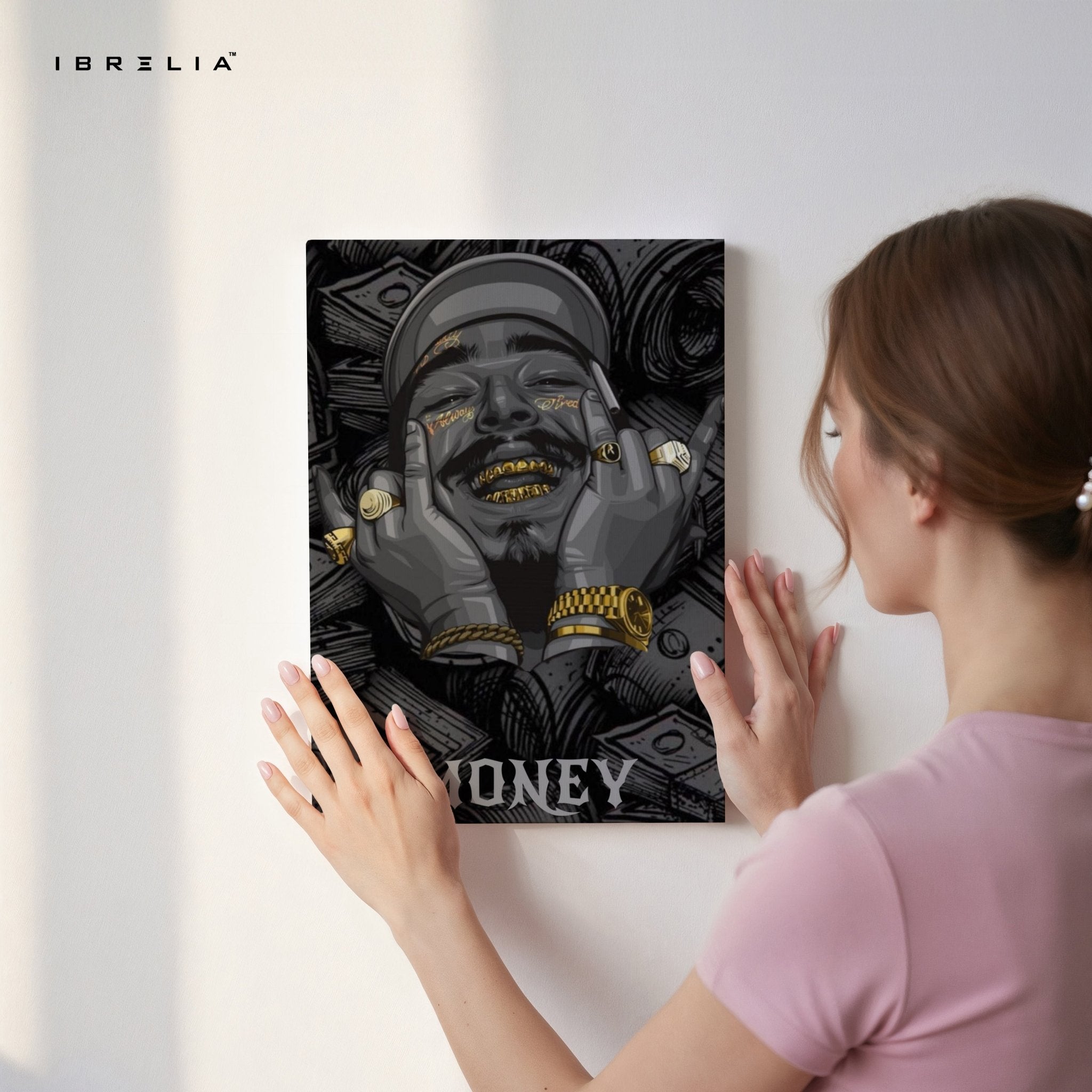 MONEY Wall Frame | 4K Ultra Wrap Frame Wall Art in Pakistan | IBRELIA™ - IBRELIA