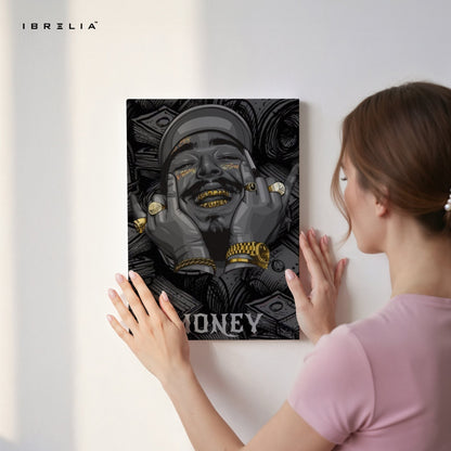 MONEY Wall Frame | 4K Ultra Wrap Frame Wall Art in Pakistan | IBRELIA™ - IBRELIA
