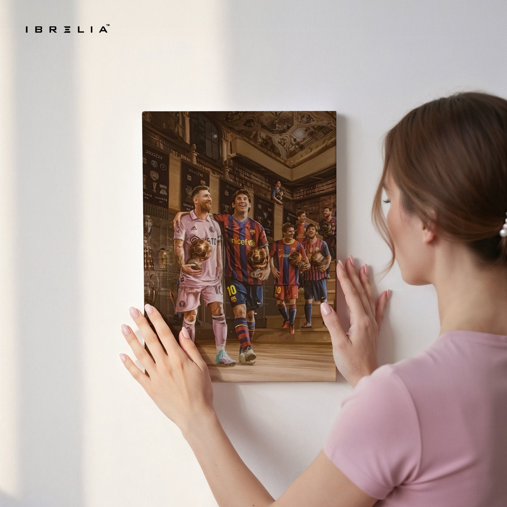Lionel Messi Wall Art – Ballon d’Or Legacy Edition | IBRELIA™ - IBRELIA
