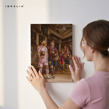 Lionel Messi Wall Art – Ballon d’Or Legacy Edition | IBRELIA™ - IBRELIA