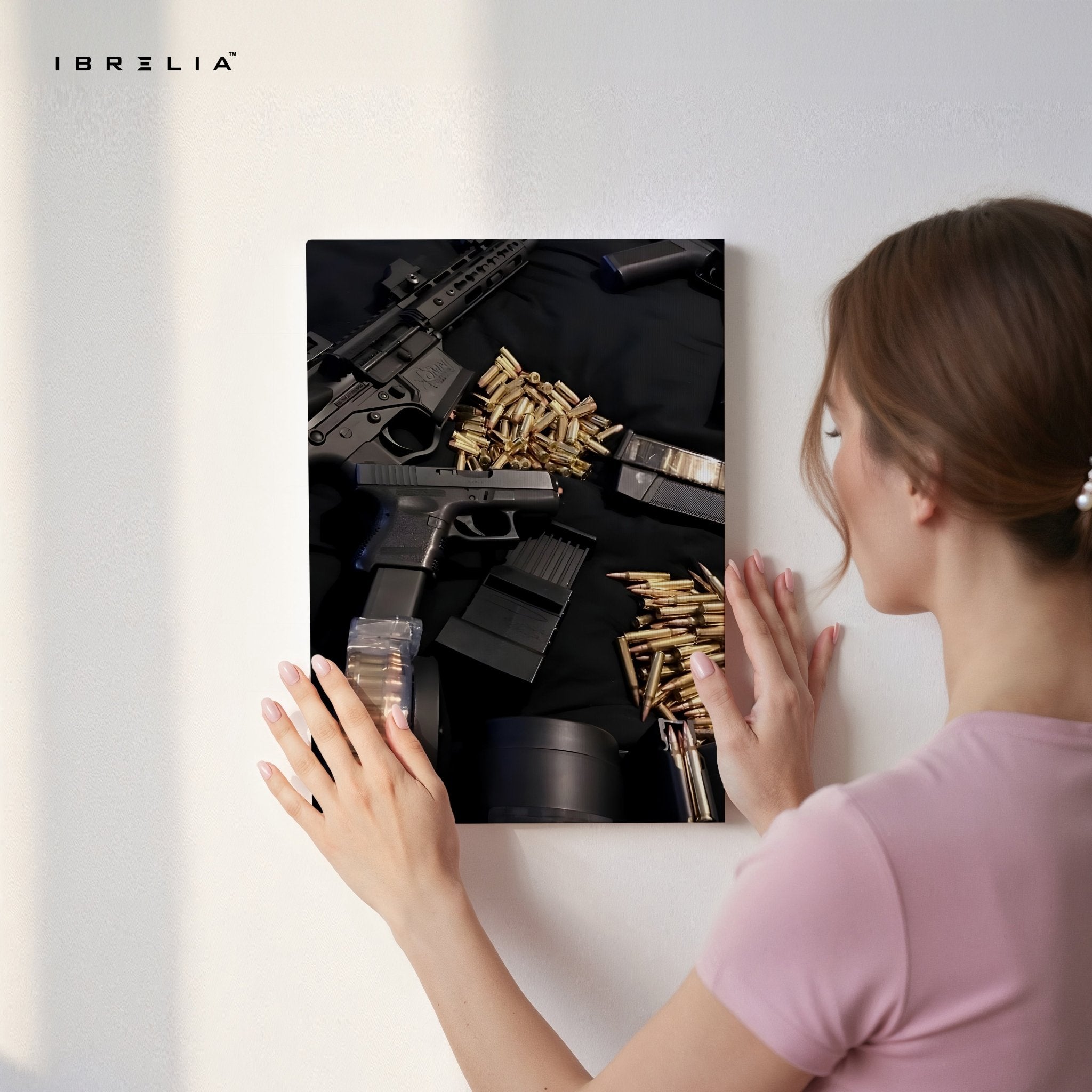 Tactical Weapons & Ammunition 4K Ultra Wrap Frame Wall Art in Pakistan | IBRELIA™ - IBRELIA