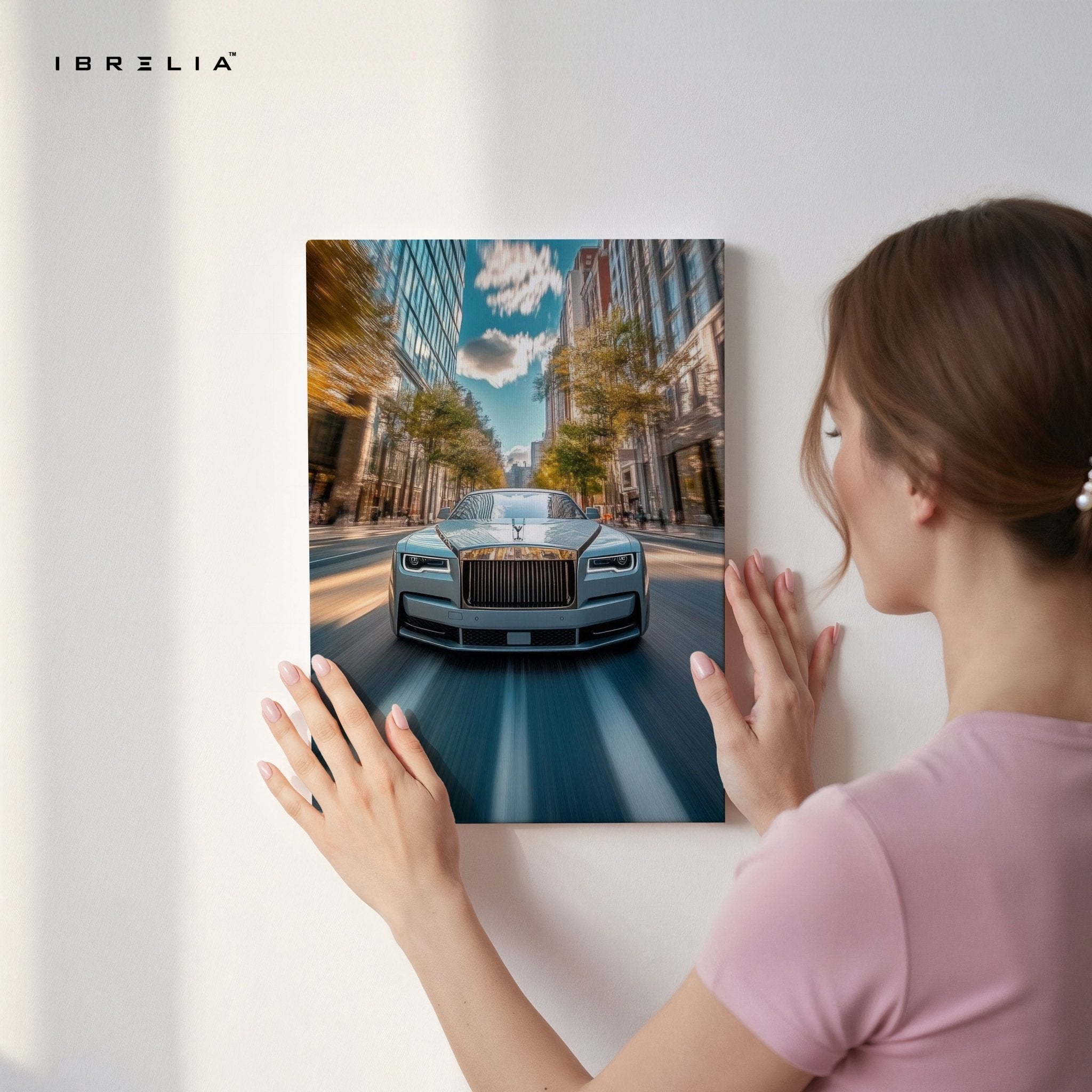 Rolls Royce Speed Motion – 4K Ultra Wrap Frame Wall Art in Pakistan | IBRELIA™ - IBRELIA