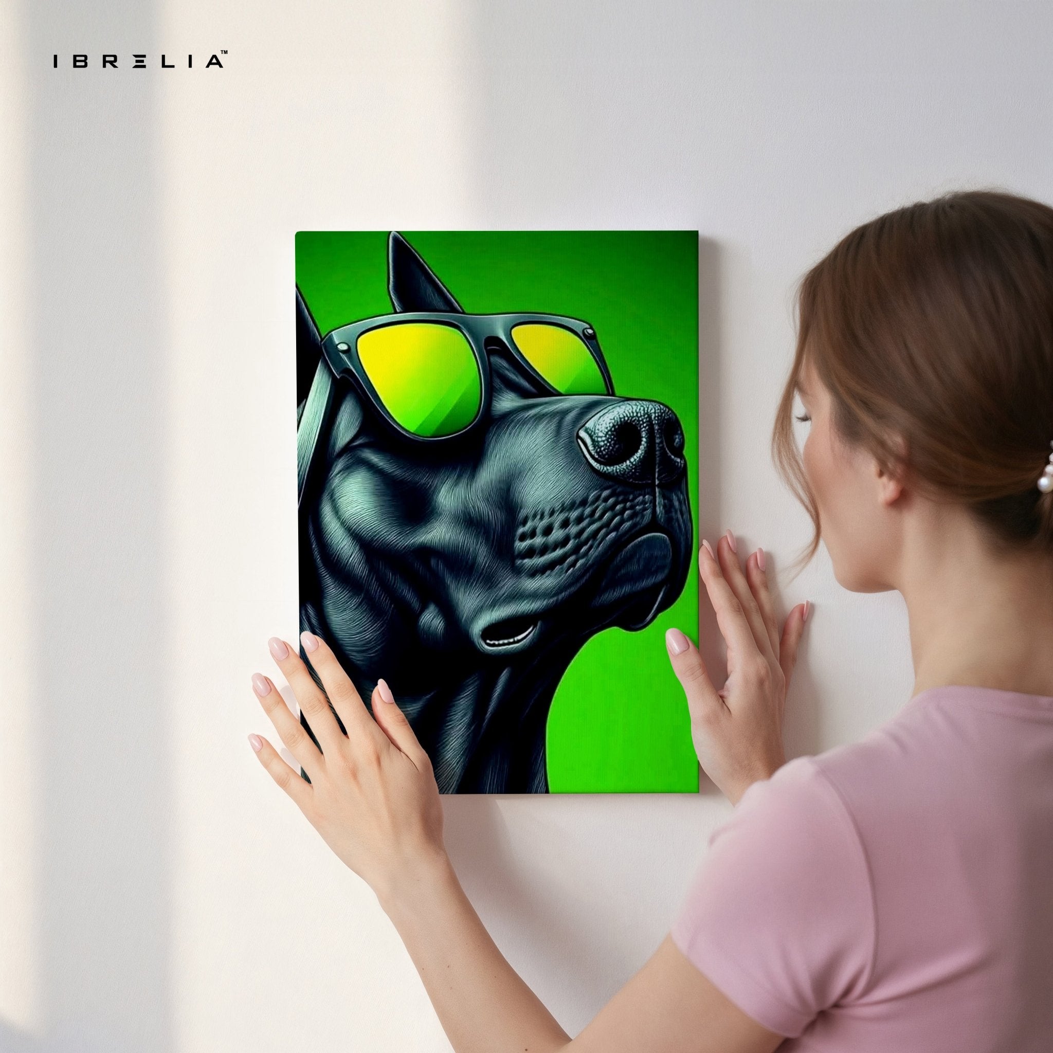 Cool Dog Wall Frame | 4K Ultra Wrap Frame Wall Art in Pakistan | IBRELIA™ - IBRELIA
