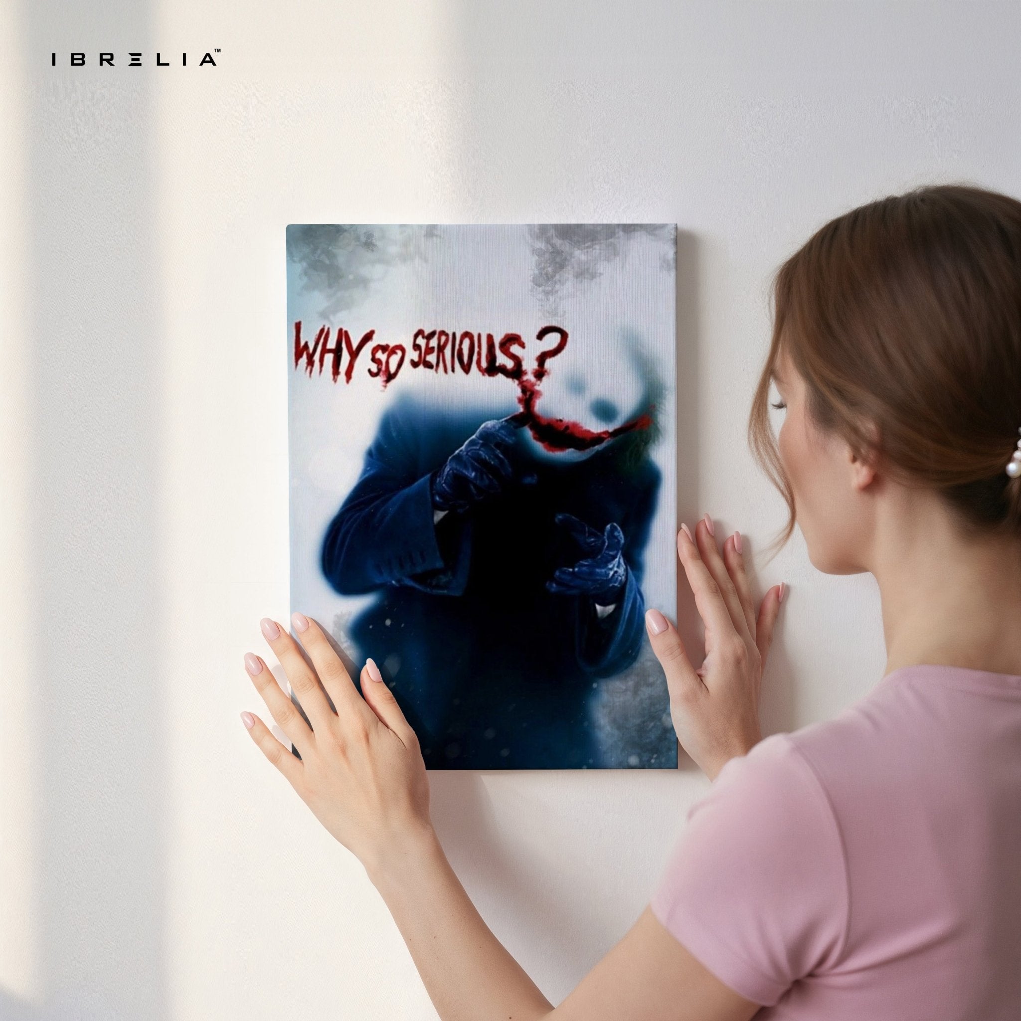 Why So Serious? Wall Frame | 4K Ultra Wrap Frame Wall Art in Pakistan | IBRELIA™ - IBRELIA