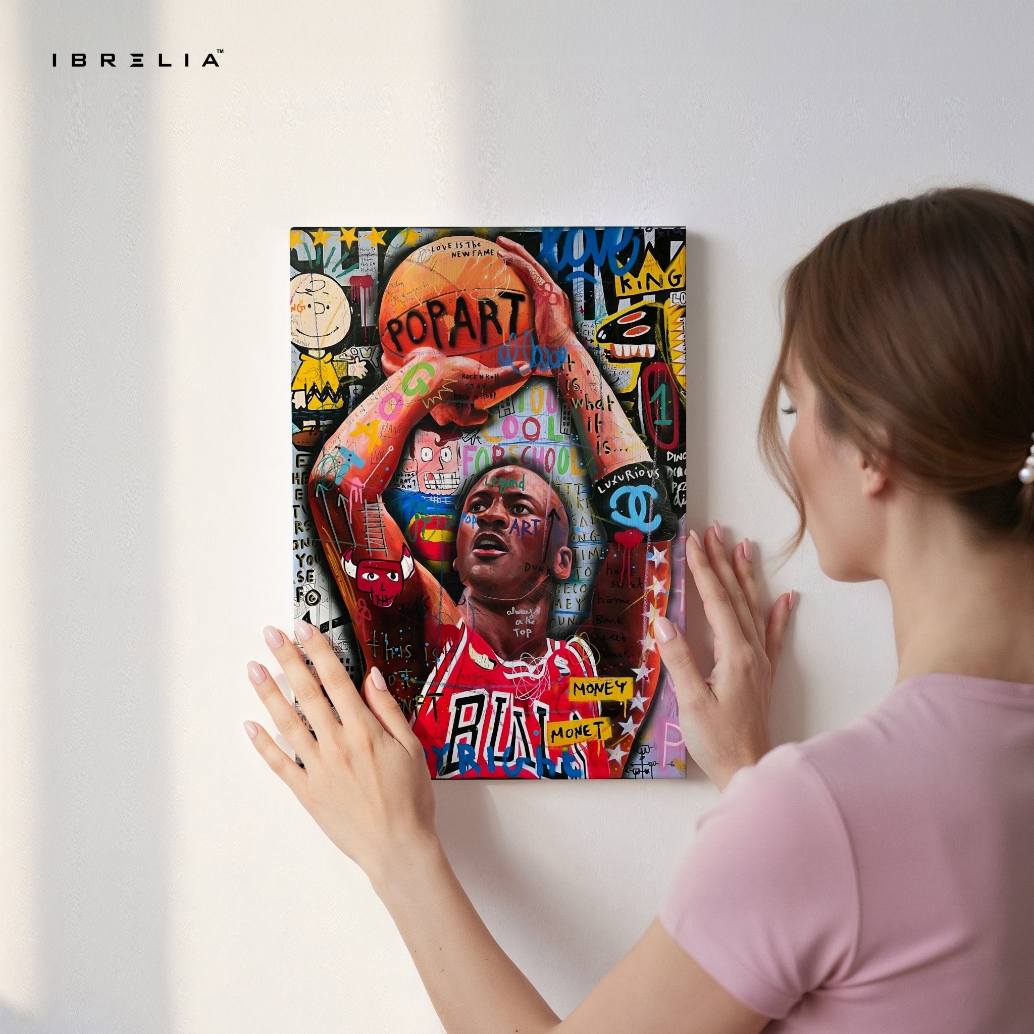 Michael Jordan “Pop Art Legend” 4K Wall Art in Pakistan | IBRELIA™ - IBRELIA
