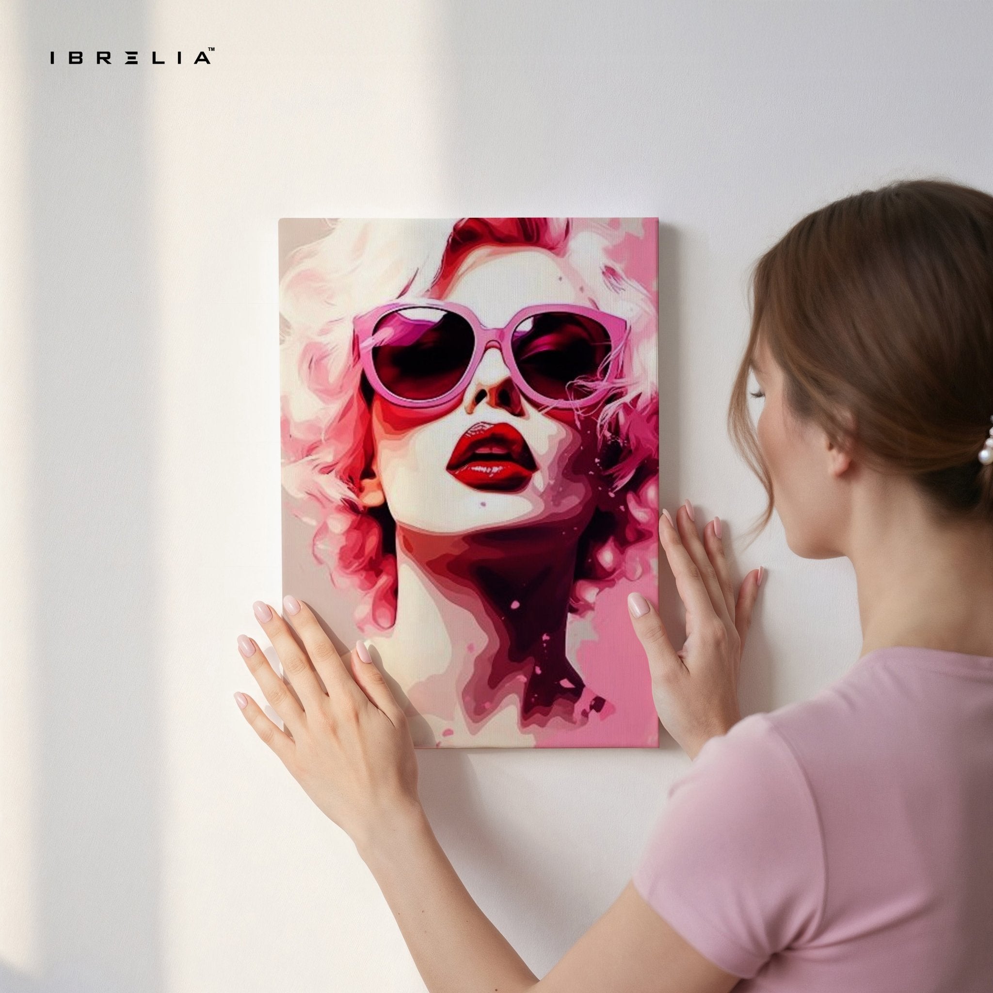 Pink Diva Wall Frame | 4K Ultra Wrap Frame Wall Art in Pakistan | IBRELIA™