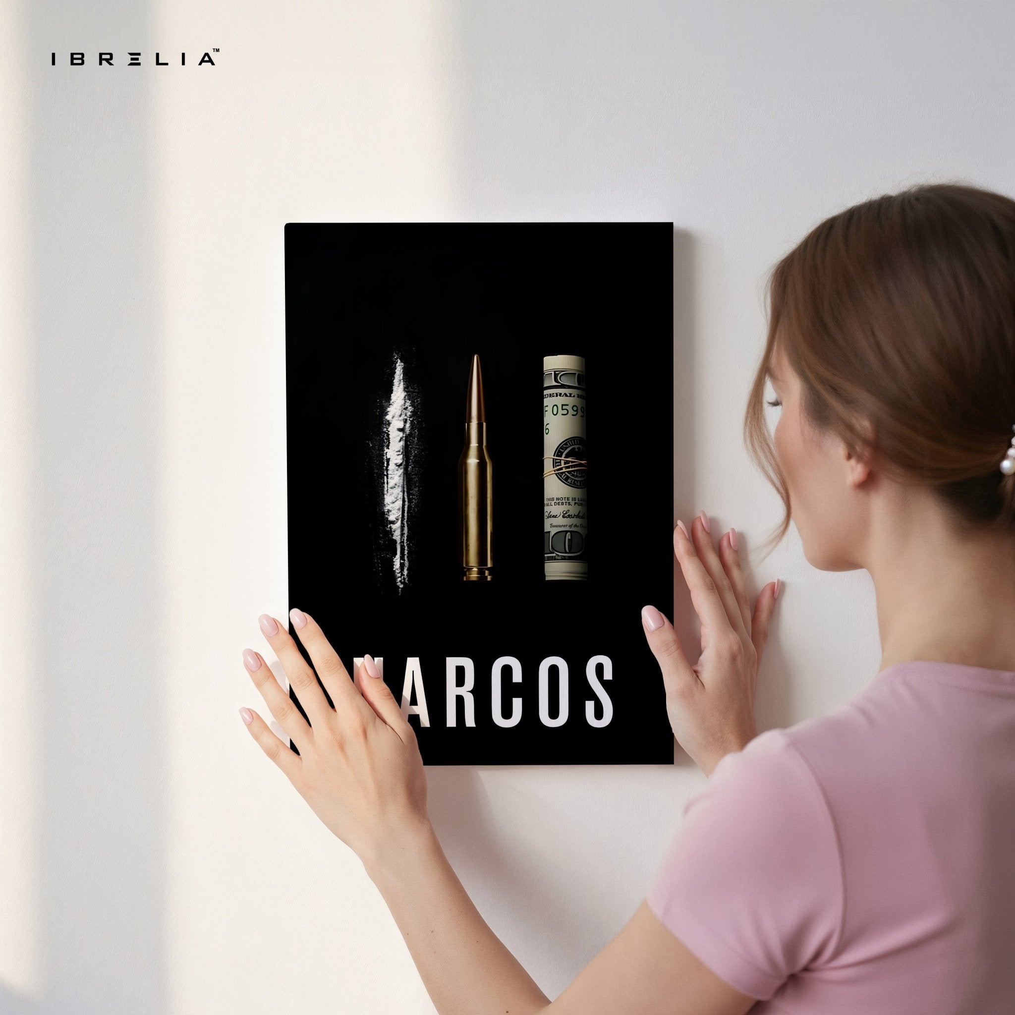 Narcos – Power, Money & Chaos 4K Ultra Wrap Frame Wall Art in Pakistan | IBRELIA™ - IBRELIA