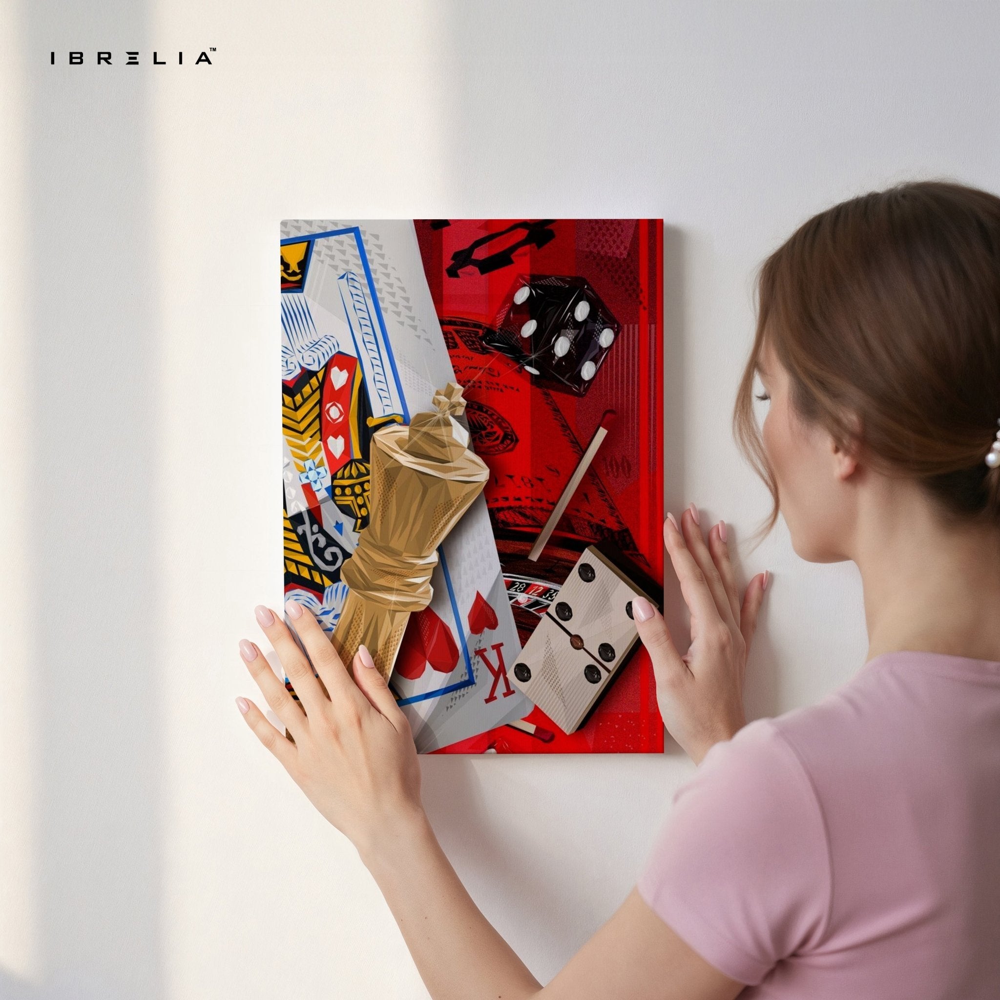 Royal Flush Wall Frame | 4K Ultra Wrap Frame Wall Art in Pakistan | IBRELIA™ - IBRELIA