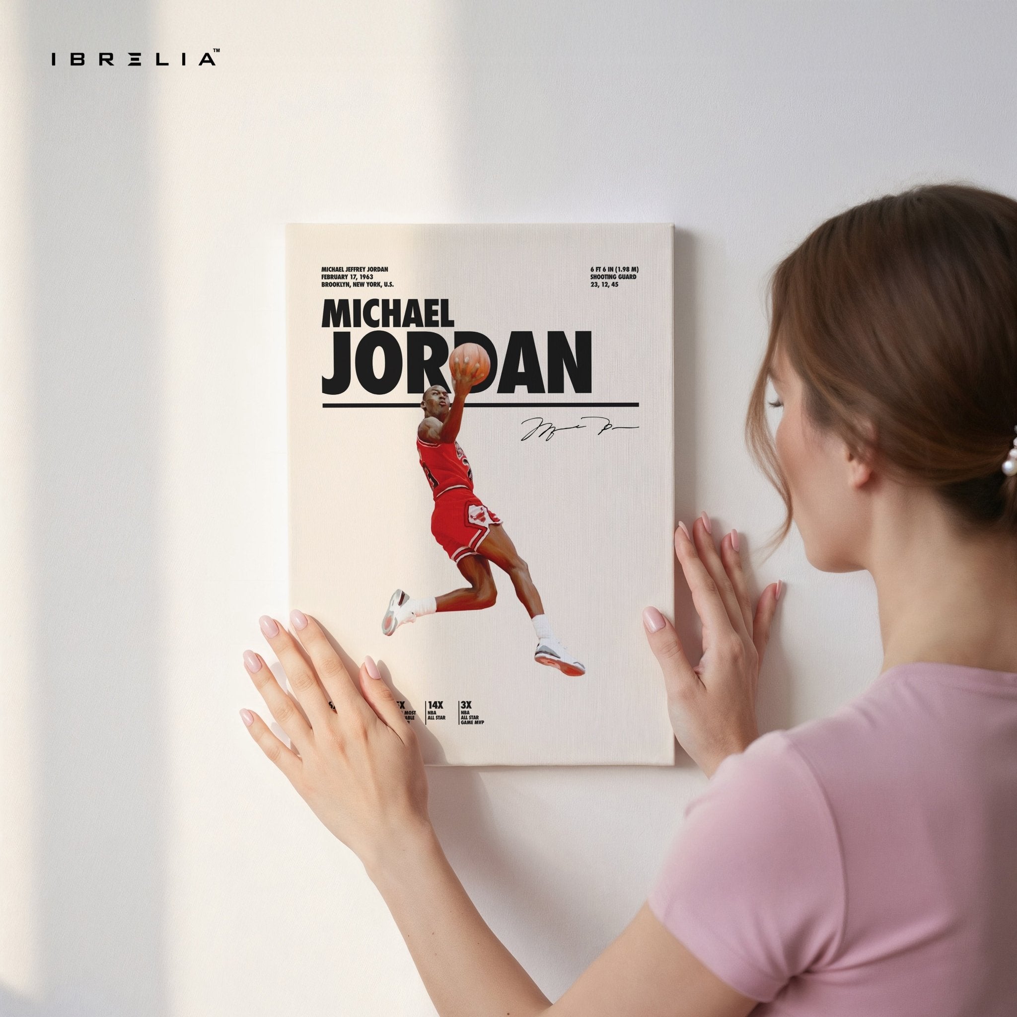 Michael Jordan Air Dunk – 4K Ultra Wrap Frame Wall Art in Pakistan | IBRELIA™ - IBRELIA