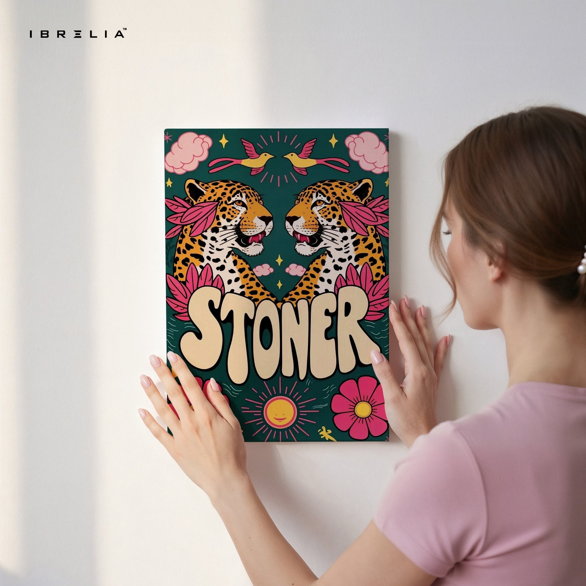 Stoner Jungle Vibes Wall Frame | 4K Ultra Wrap Frame Wall Art in Pakistan | IBRELIA™ - IBRELIA