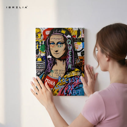 Mona Lisa Queen Pop Art – 4K Ultra Wrap Frame Wall Art in Pakistan | IBRELIA™ - IBRELIA