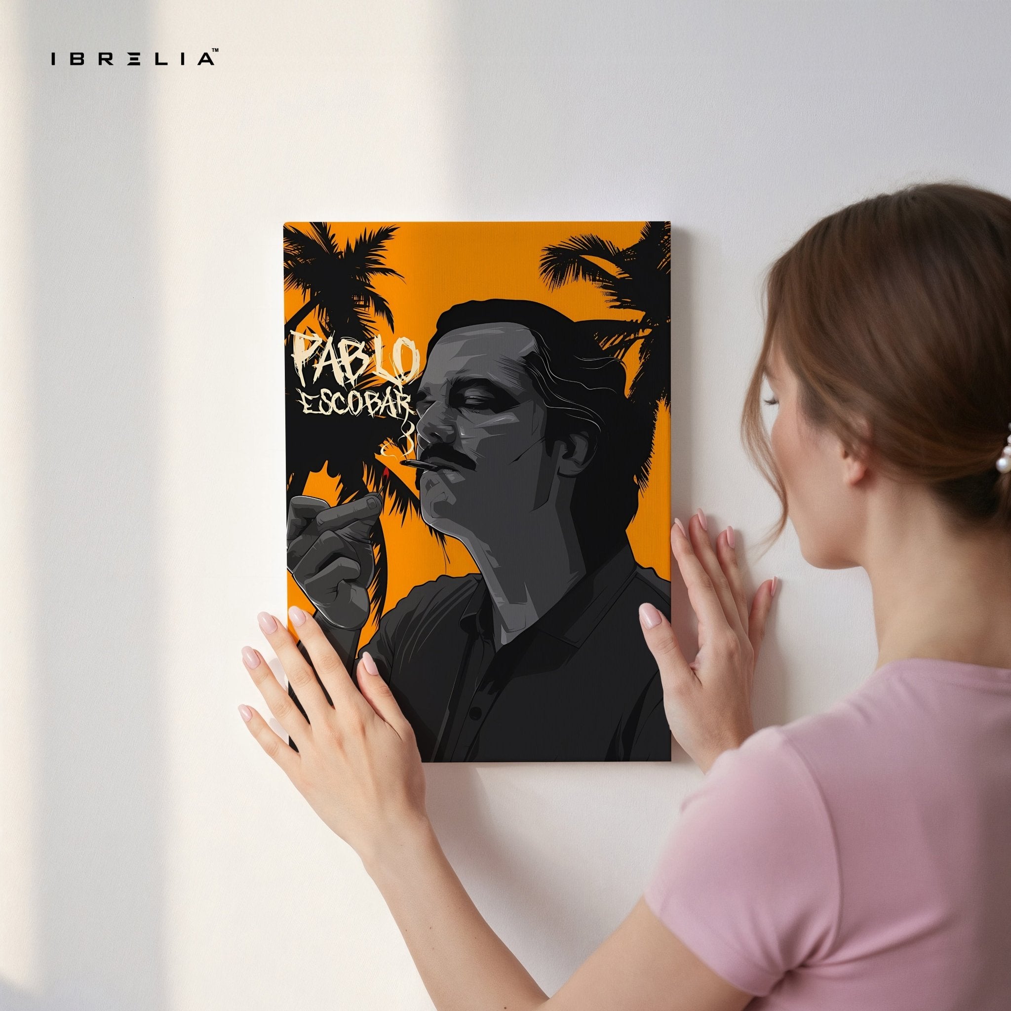 Pablo Escobar – Narcos - Inspired Wall Frame | 4K Ultra Wrap Frame Wall Art in Pakistan | IBRELIA™ - IBRELIA