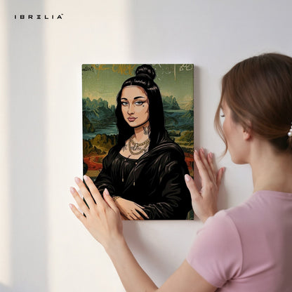 Gangsta Mona Lisa Wall Frame | 4K Ultra Wrap Frame Wall Art in Pakistan | IBRELIA™ - IBRELIA