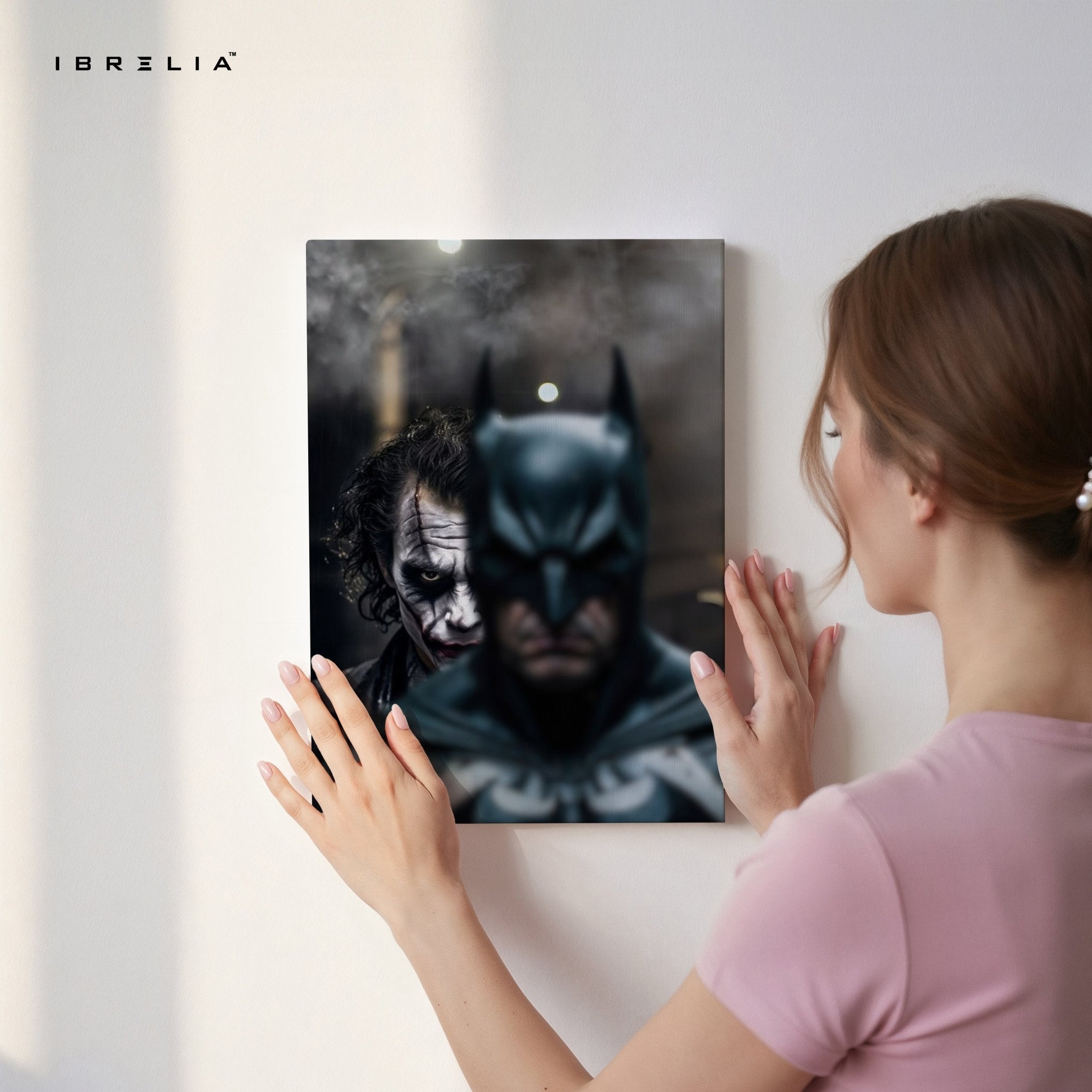 Batman vs Joker Wall Frame | 4K Ultra Wrap Frame Wall Art in Pakistan | IBRELIA™ - IBRELIA