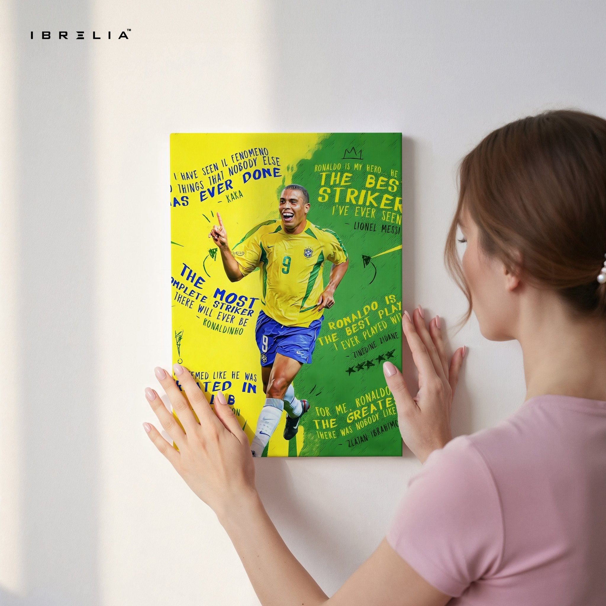Ronaldo Nazário Wall Art – El Fenomeno Edition | IBRELIA™ - IBRELIA