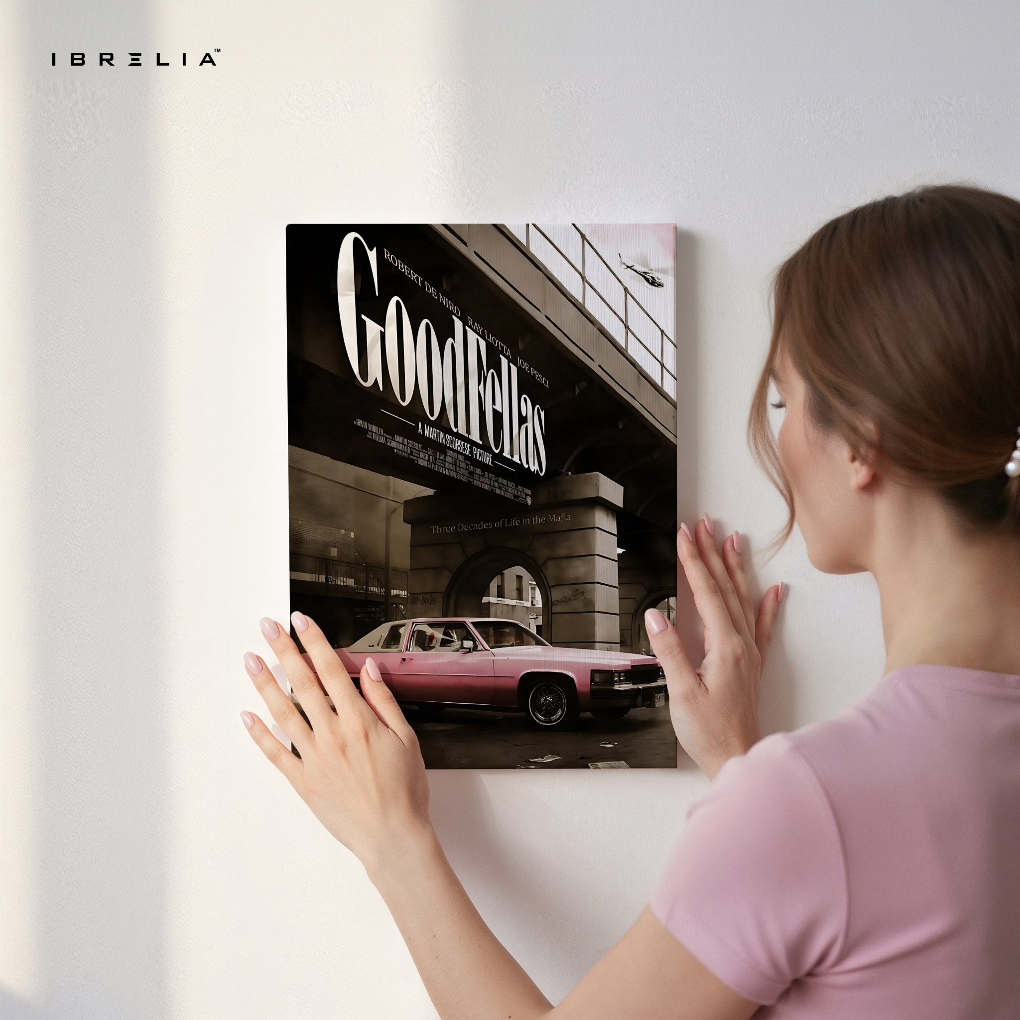 Goodfellas – Pink Cadillac Edition 4K Ultra Wrap Frame Wall Art in Pakistan | IBRELIA™ - IBRELIA