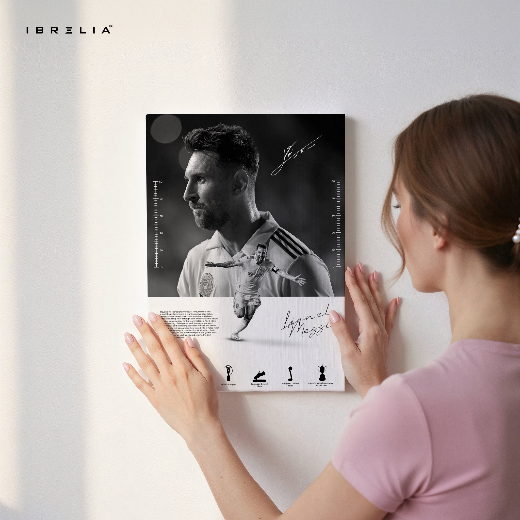 Lionel Messi – The Legend 4K Ultra Wrap Frame Wall Art in Pakistan | IBRELIA™ - IBRELIA