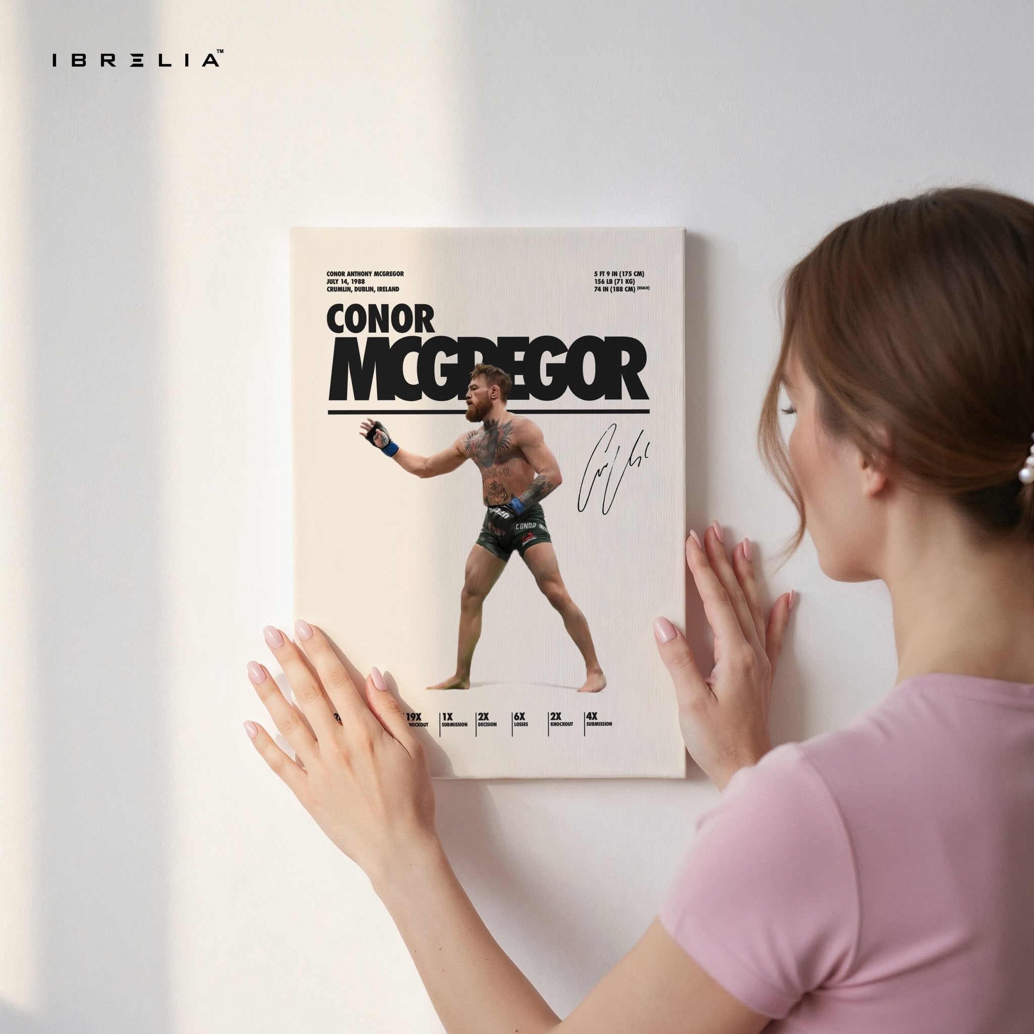 Conor McGregor UFC Champion – 4K Ultra Wrap Frame Wall Art in Pakistan | IBRELIA™ - IBRELIA