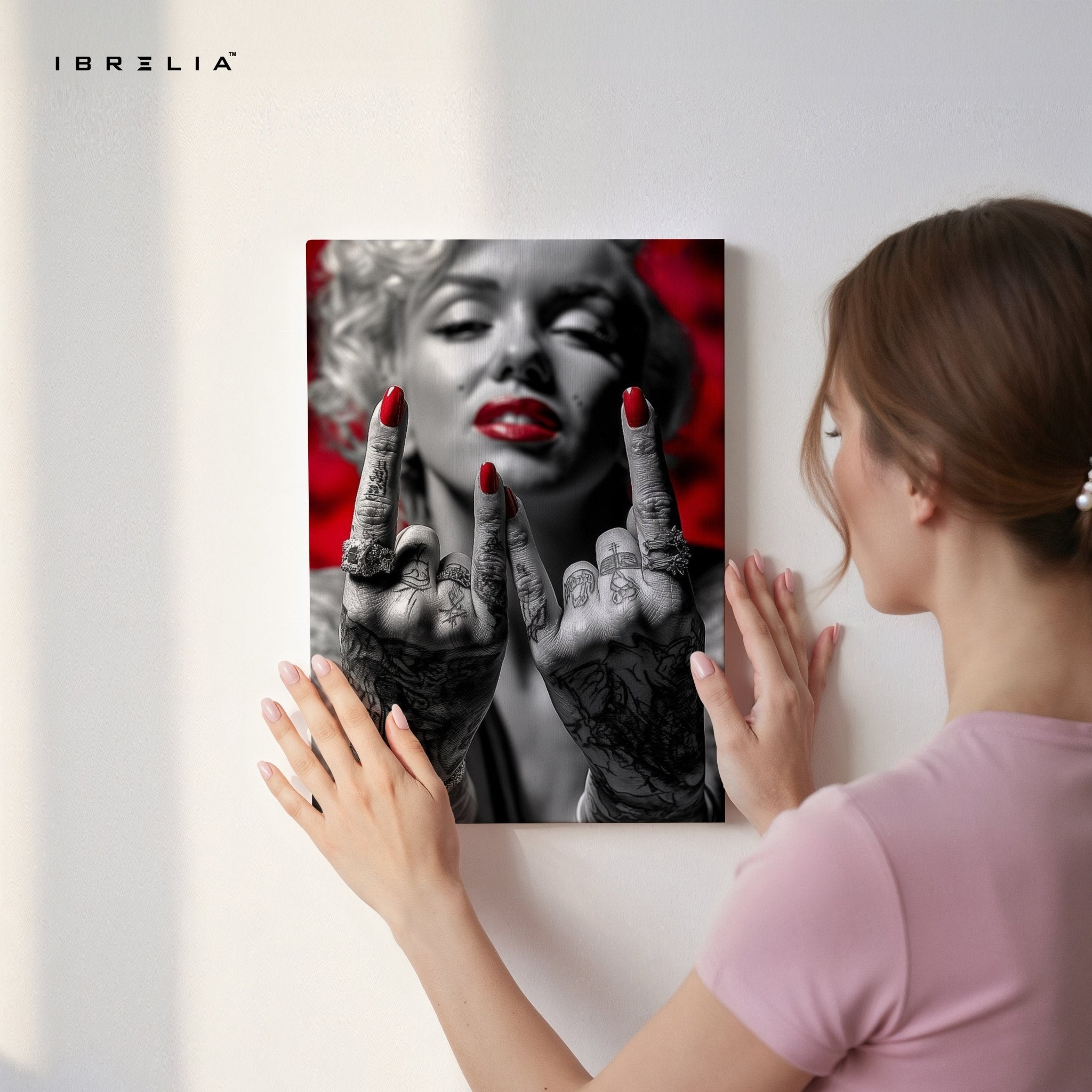 Marilyn Rebel – 4K Ultra Wrap Frame Wall Art in Pakistan | IBRELIA™ - IBRELIA