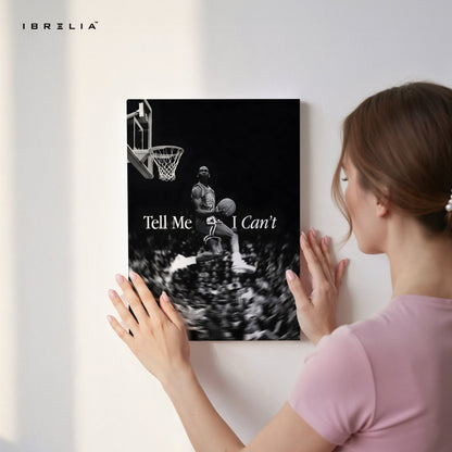 Michael Jordan “Tell Me I Can’t” – 4K Ultra Wrap Frame Wall Art in Pakistan | IBRELIA™ - IBRELIA