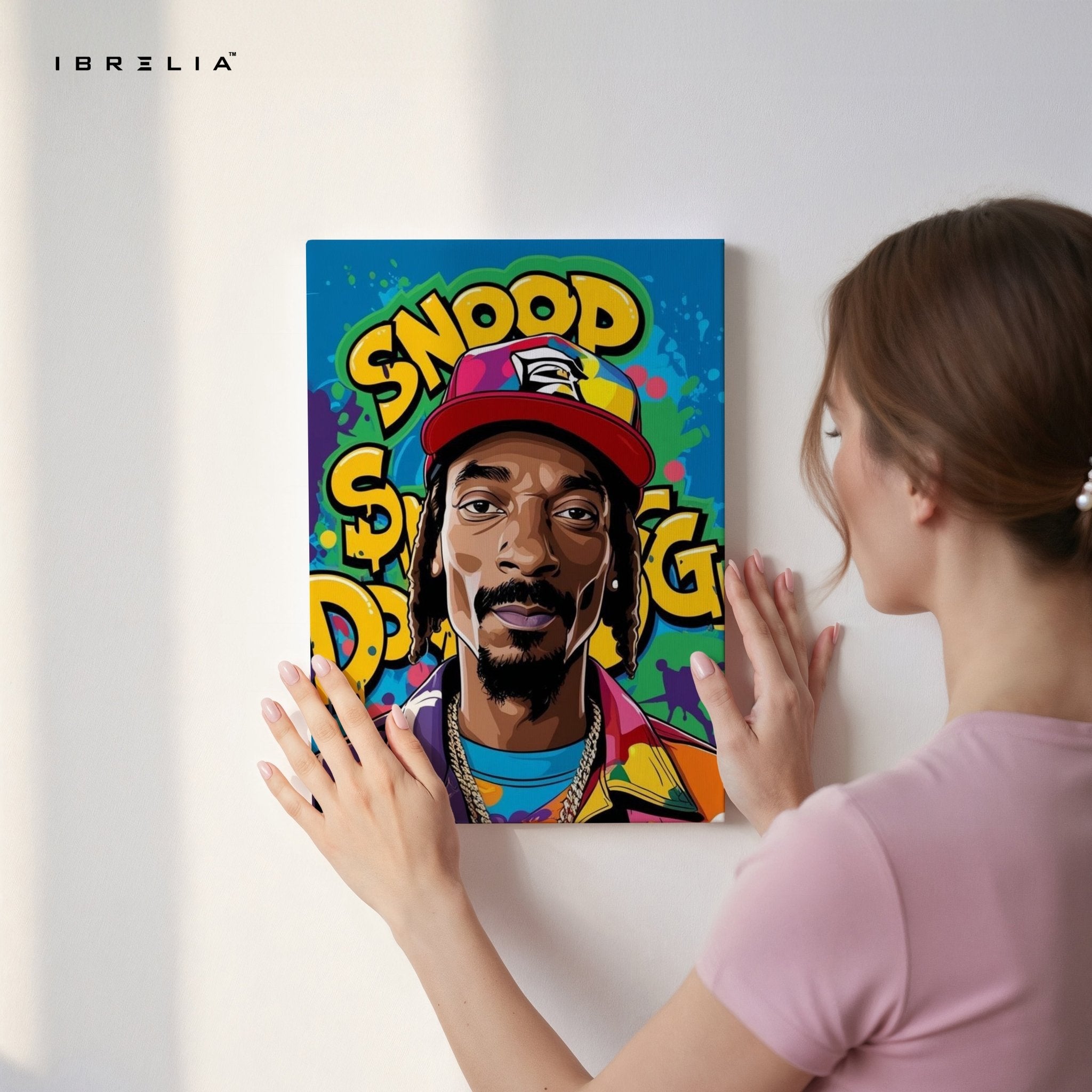 Snoop Dogg Pop Art Wall Frame | 4K Ultra Wrap Frame Wall Art in Pakistan | IBRELIA™ - IBRELIA