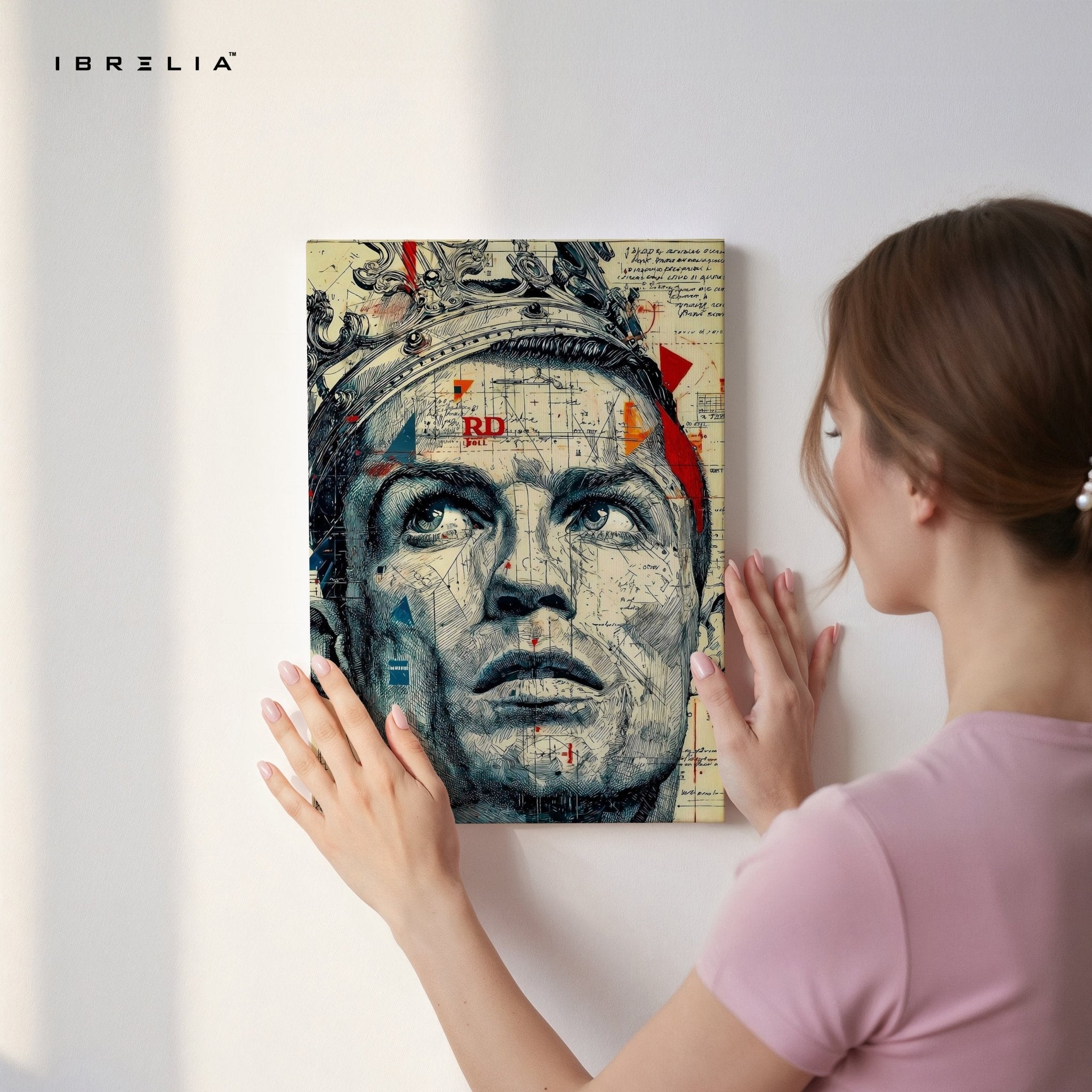 Ronaldo Crown Wall Frame | 4K Ultra Wrap Frame Wall Art in Pakistan | IBRELIA™ - IBRELIA