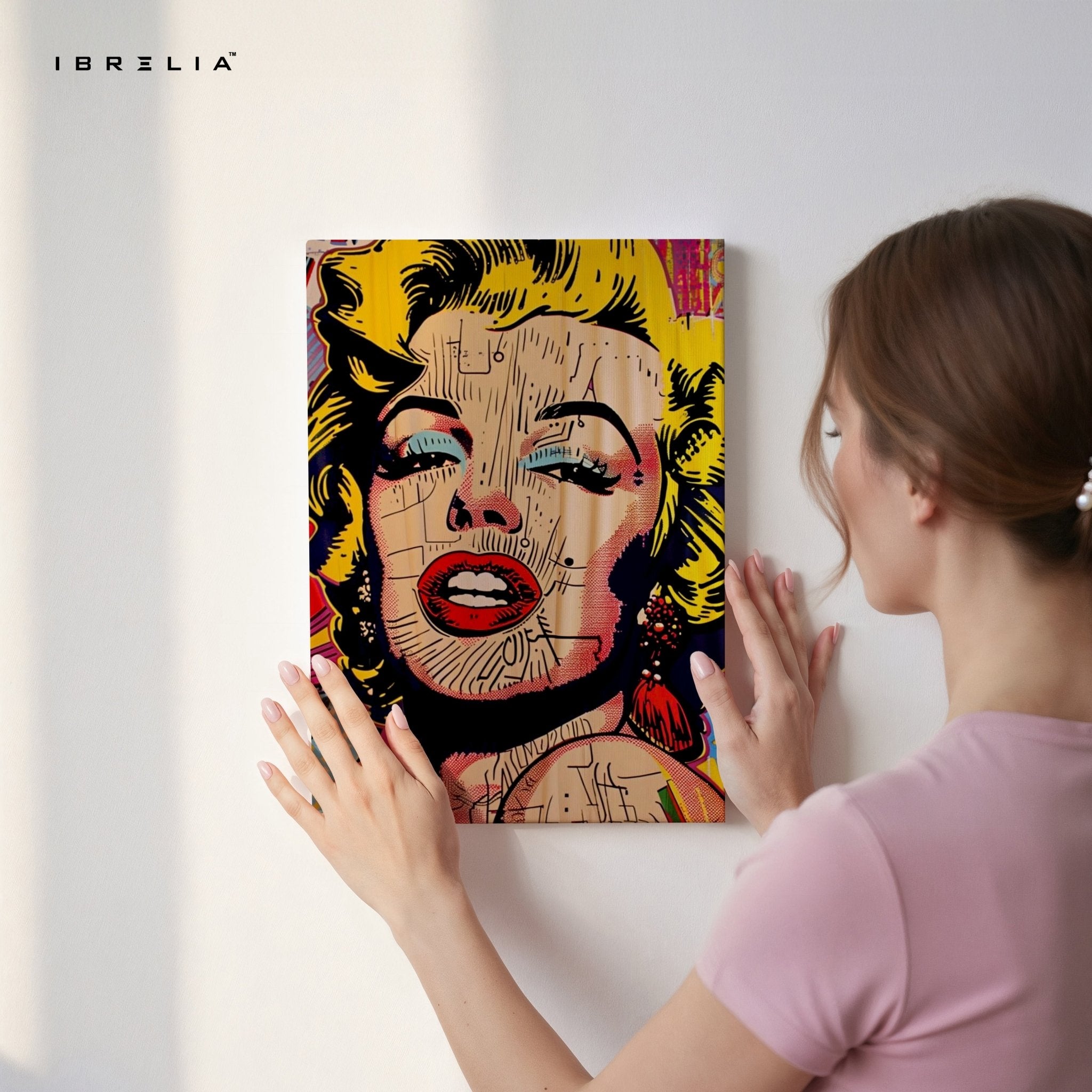 Marilyn Monroe Pop Art Wall Frame | 4K Ultra Wrap Frame Wall Art in Pakistan | IBRELIA™