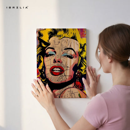 Marilyn Monroe Pop Art Wall Frame | 4K Ultra Wrap Frame Wall Art in Pakistan | IBRELIA™ - IBRELIA