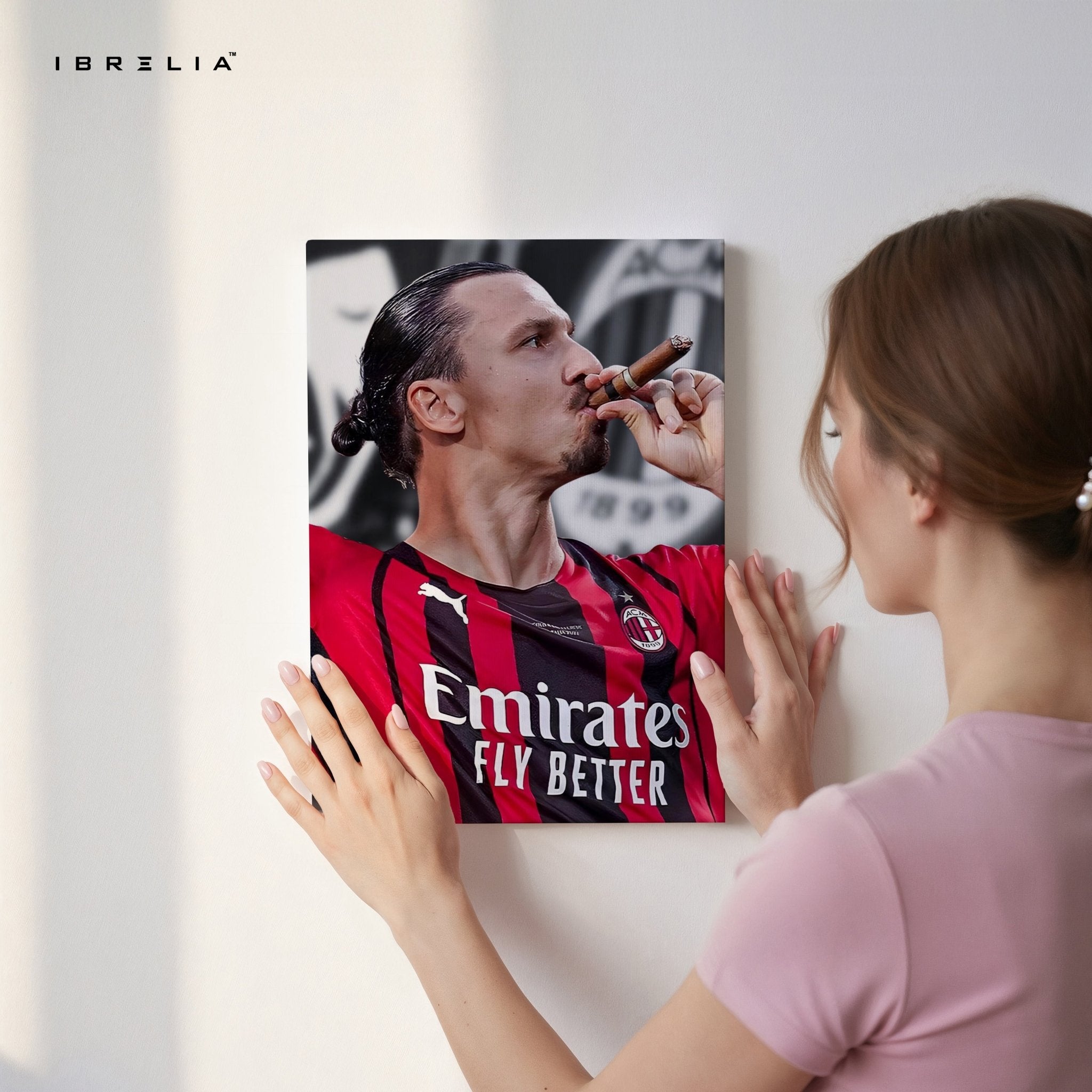 Zlatan Ibrahimović Champion’s Cigar – 4K Ultra Wrap Frame Wall Art in Pakistan | IBRELIA™ - IBRELIA