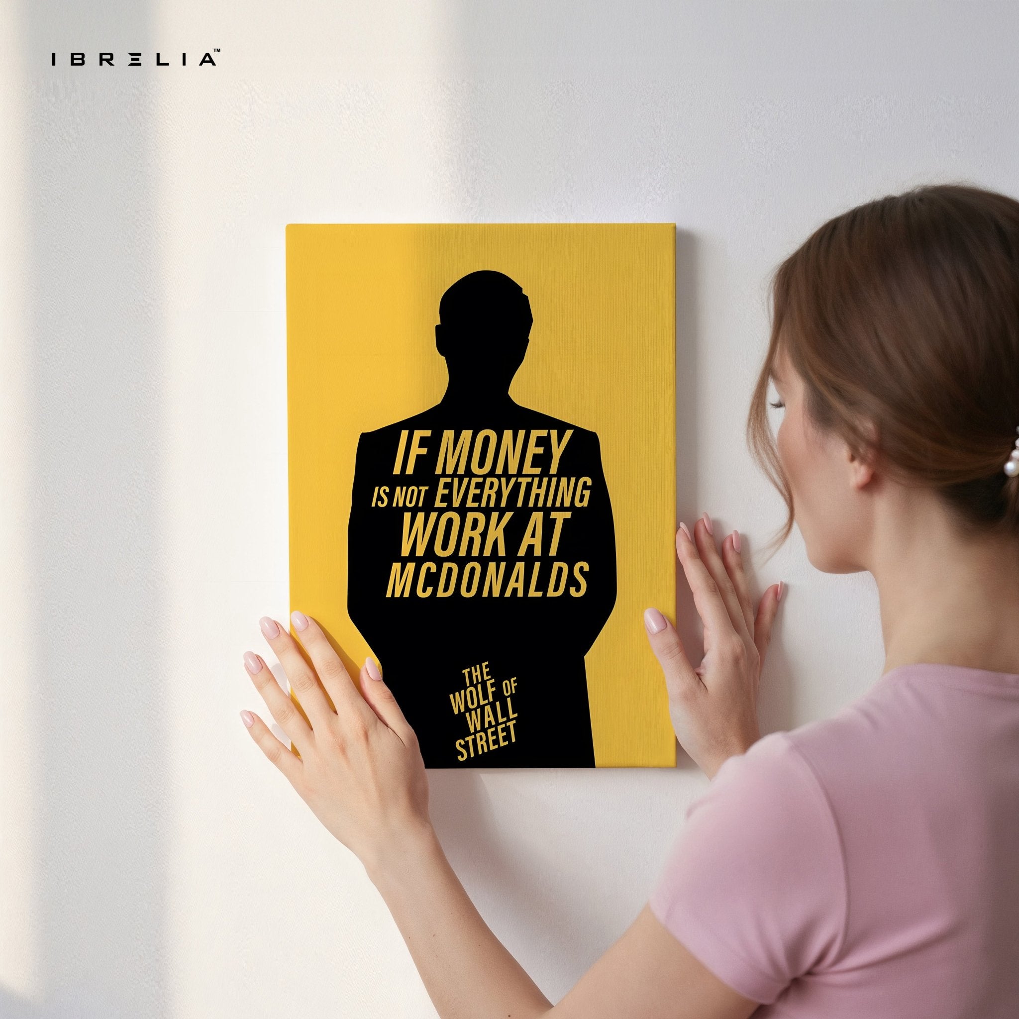The Wolf of Wall Street Wall Art – Money Quote Edition | IBRELIA™ - IBRELIA