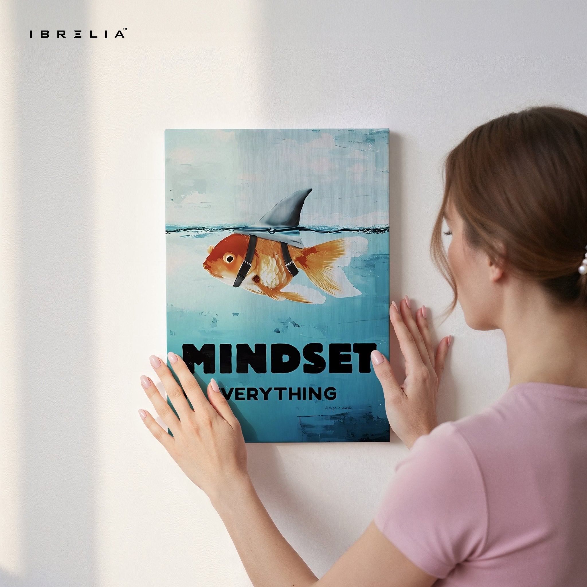 Mindset Is Everything 4K Motivational Wall Art in Pakistan | IBRELIA™ - IBRELIA