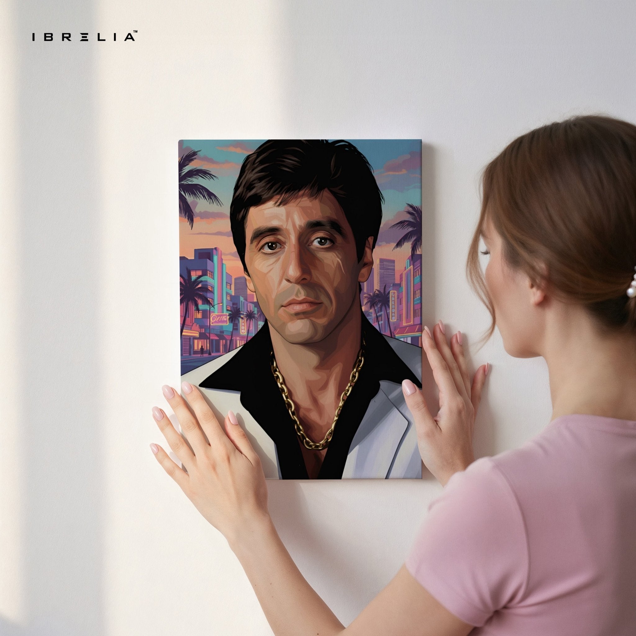 Tony Montana Scarface Wall Frame | 4K Ultra Wrap Frame Wall Art in Pakistan | IBRELIA™ - IBRELIA
