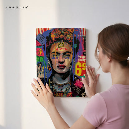 Frida Street Queen – 4K Ultra Wrap Frame Wall Art in Pakistan | IBRELIA™ - IBRELIA