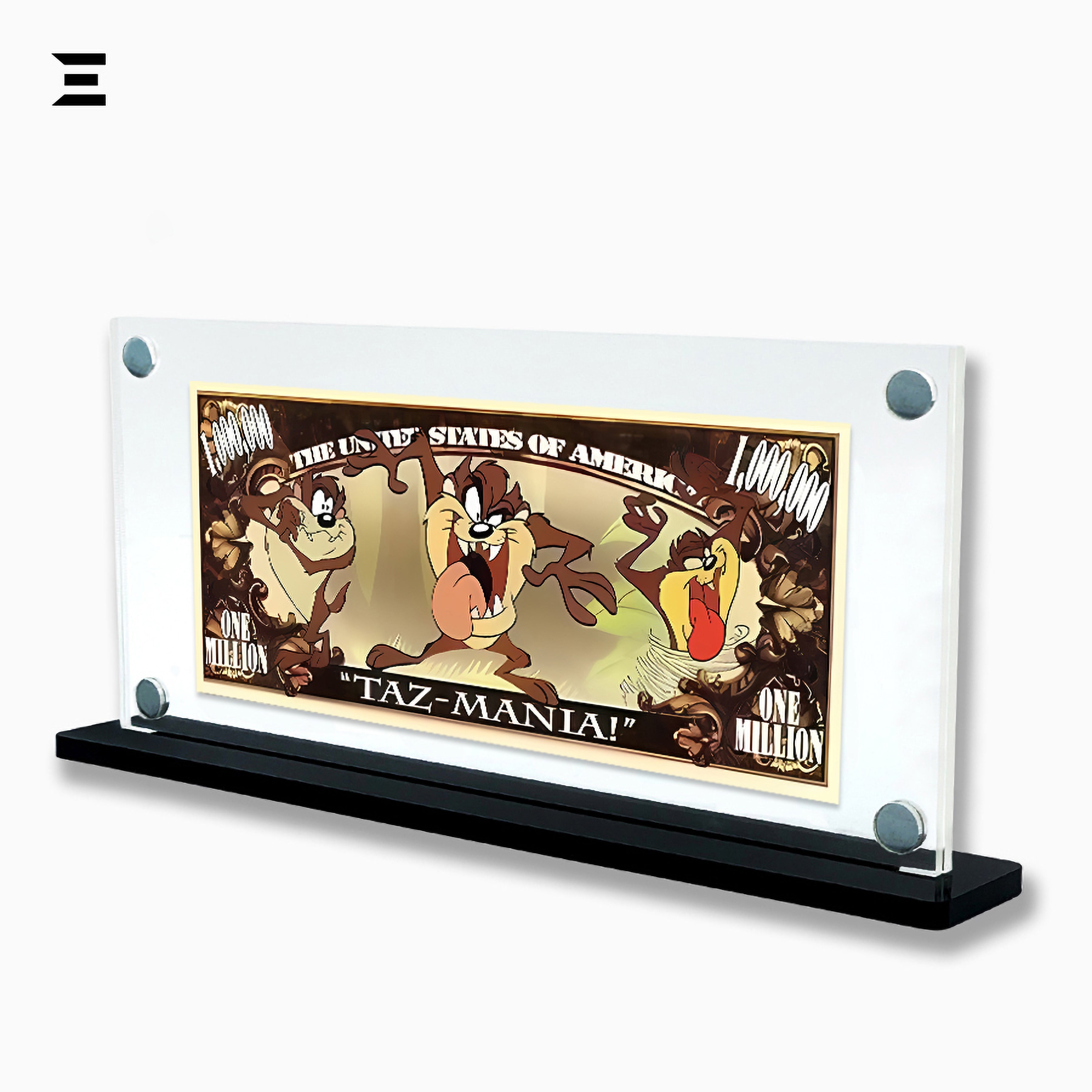 Premium Magnetic Acrylic Frame with Black Base – Taz "TAZ-MANIA! Million Dollar Edition" IBRELIA