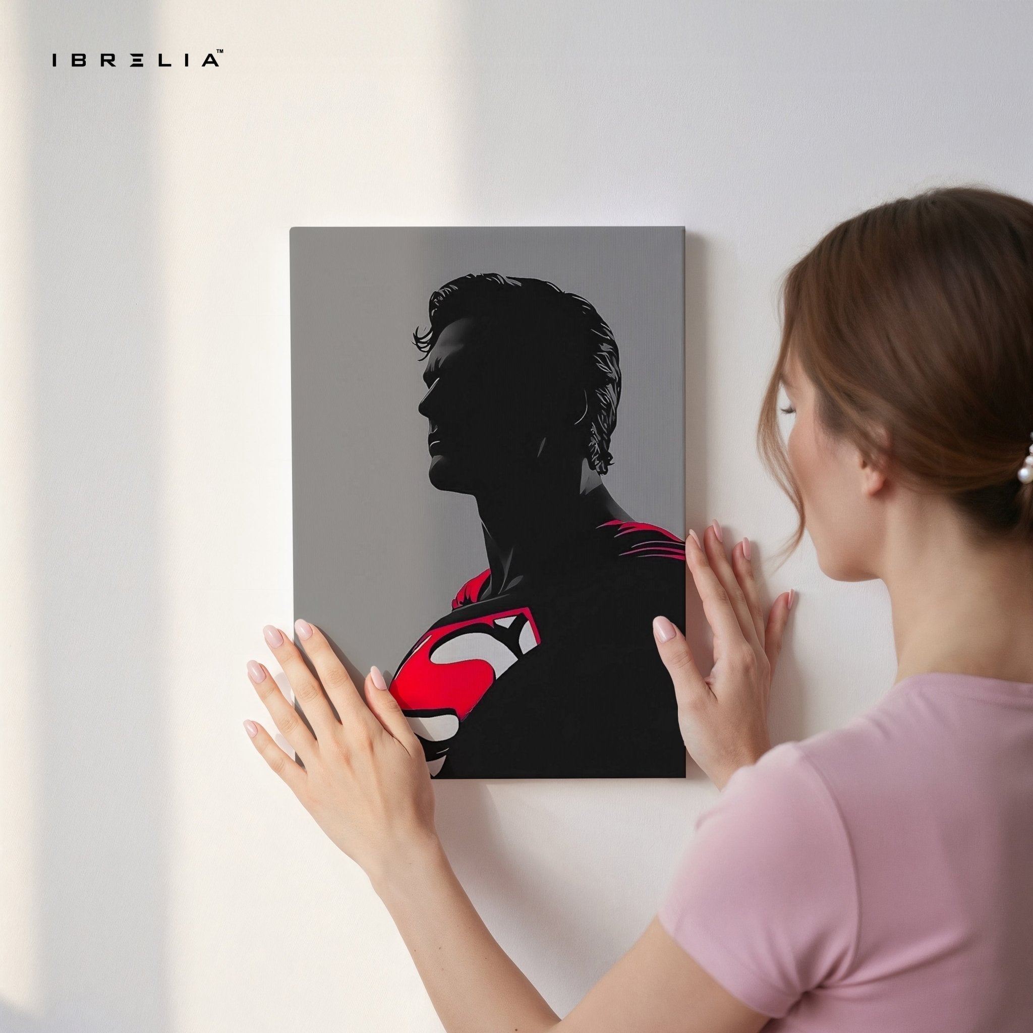 Superman Silhouette Wall Frame | 4K Ultra Wrap Frame Wall Art in Pakistan | IBRELIA™ - IBRELIA
